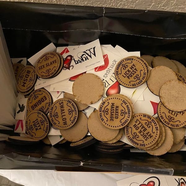 Bang Box Set, Naughty Activity Tokens For Couples