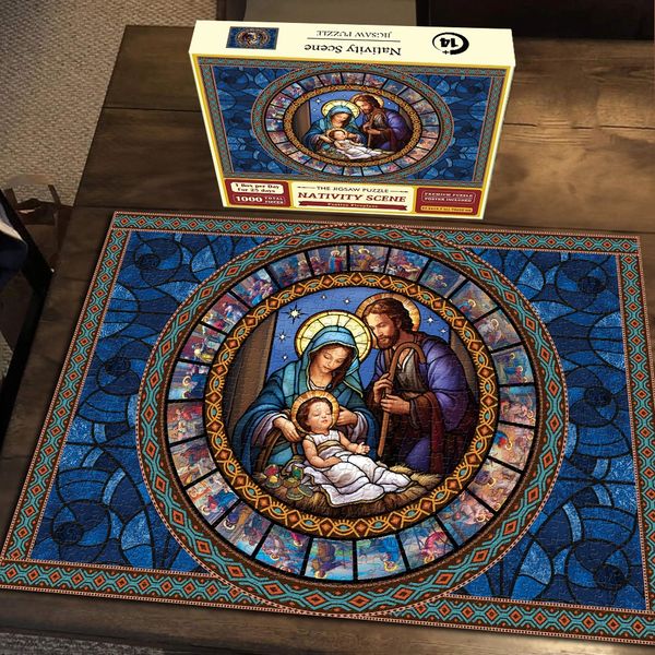Awishday Nativity Scene Jigsaw Puzzle 1000 Pieces
