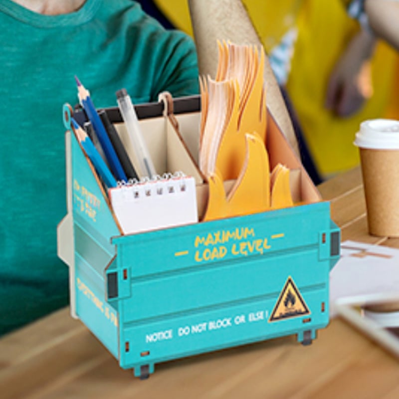 🔥LAST DAY 50% OFF - Dumpster Fire Desk Organizer