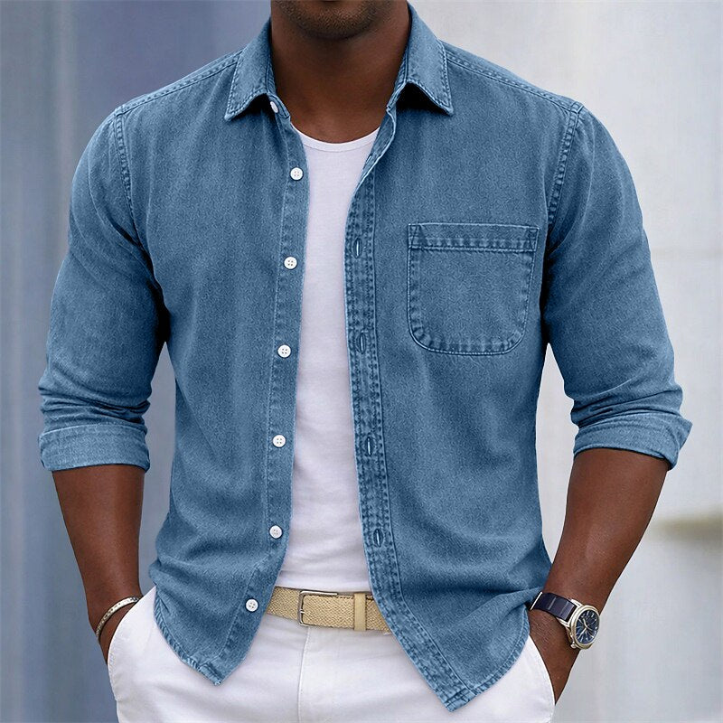 **Liberty Button-Up Shirt 100% Cotton**