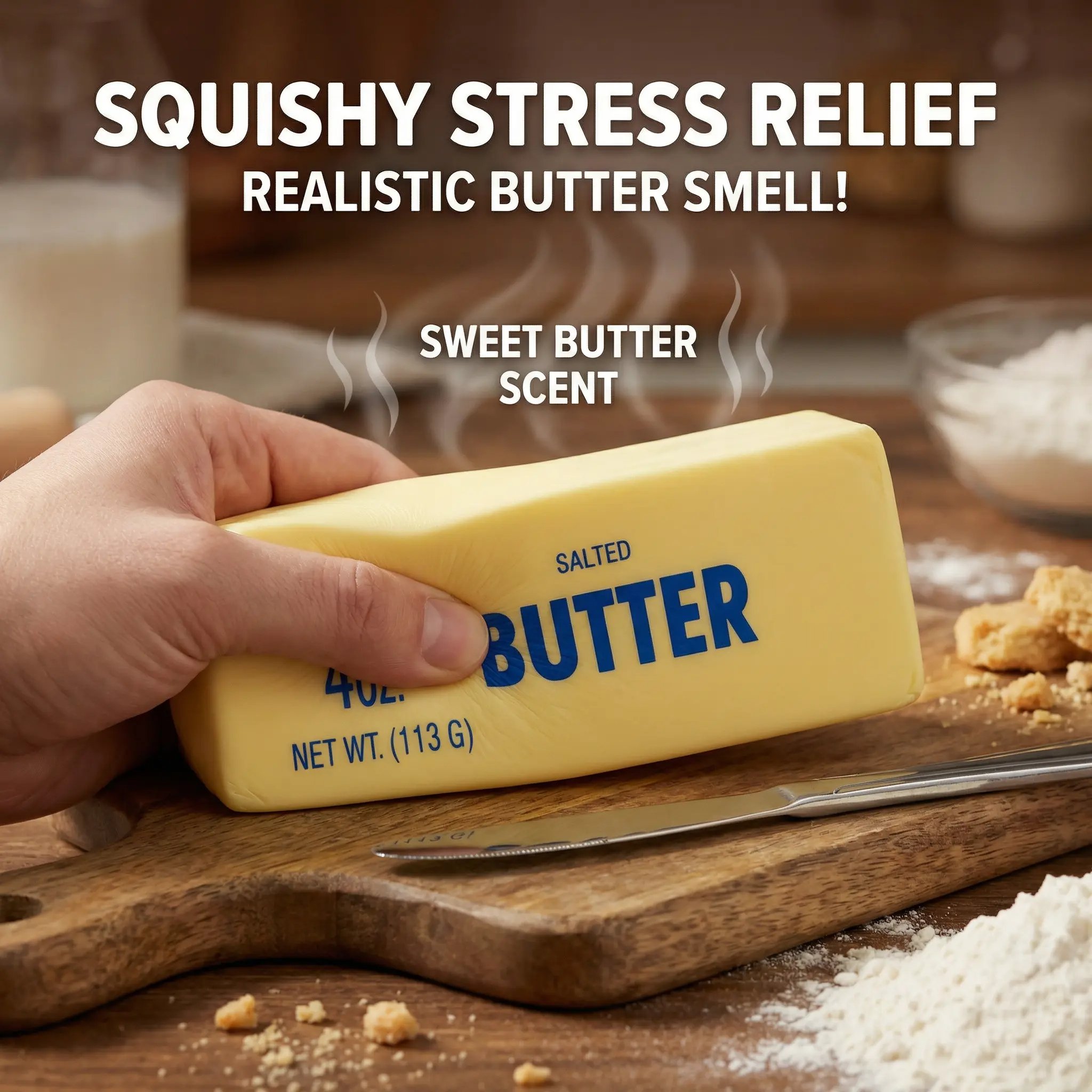 Super Soft Squishy Butter Scent Stick Stress Toy