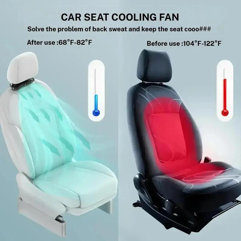 🔥LAST DAY SALE 50% OFF🏆Car Seat Fan 🌬️ – 3-Speed Rechargeable Clip-On Fan with 3000mAh Battery 🔋 | USB-C Charging ⚡ for Cars 🚗, Golf Buggies 🛺 & Campervans 🏕️