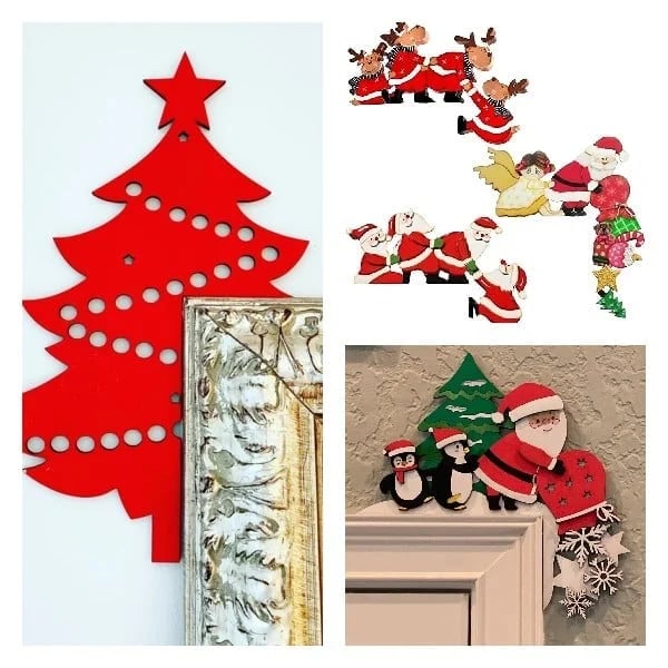 Economicalk🎄Christmas Sales 69% OFF-Handmde Christmas Door Frame Decoration