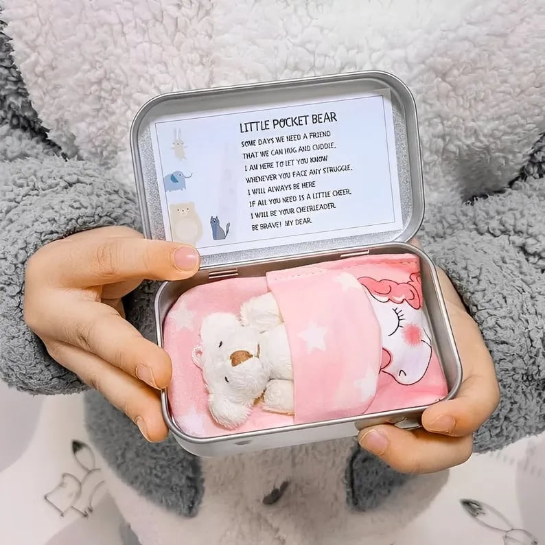 🧸Little Pocket Bear with Tin Box