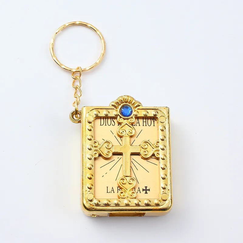 🔥LAST DAY 50% OFF - 📚✨Mini Bible Keychain Pendant