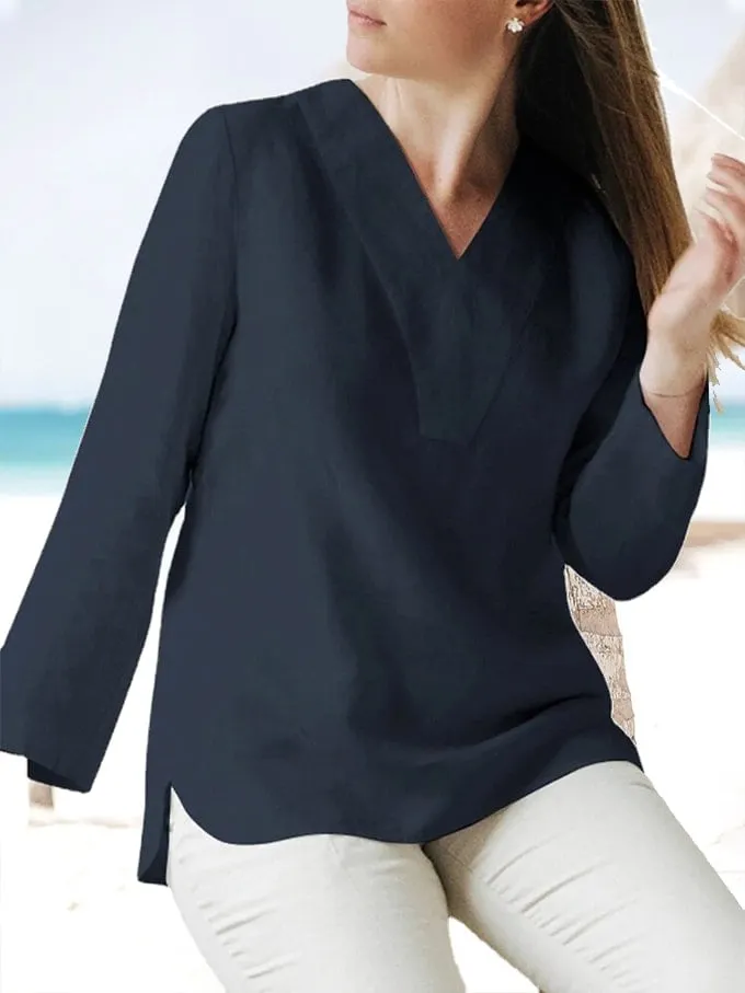 Women's Casual V Leader Top