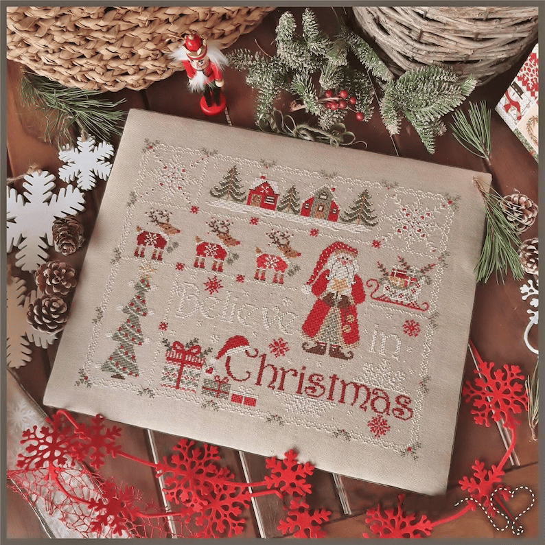 "Christmas Nativity" Counted Cross Stitch DIY Embroidery Kit