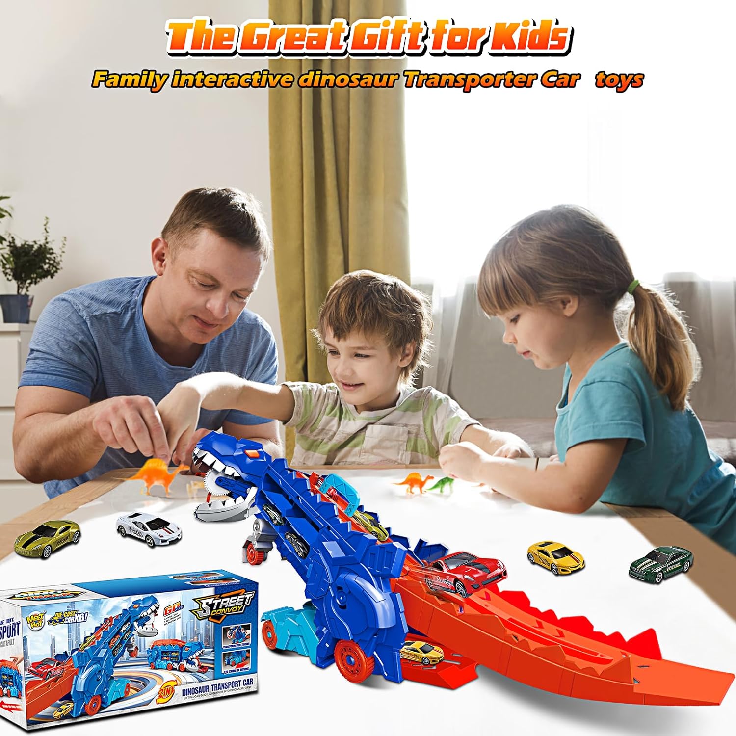 🔥Black Friday Sale -✨Dinosaur Transformed Truck Toy