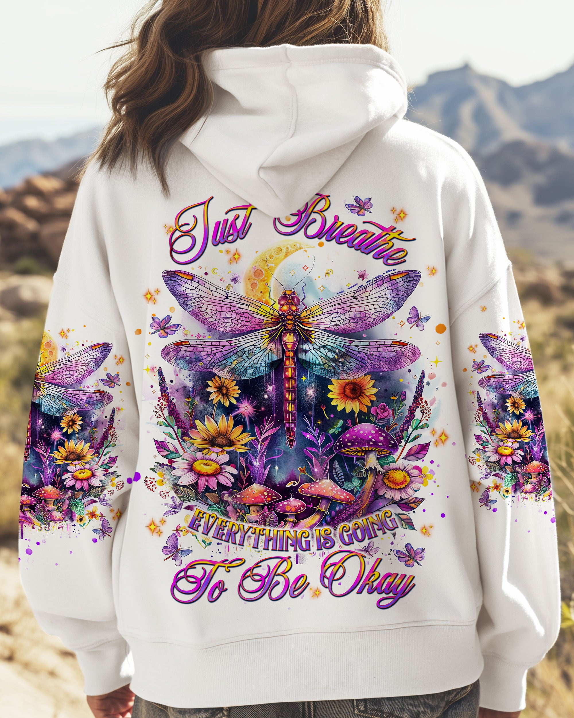 JUST BREATHE DRAGONFLY ALL OVER PRINT  - TLNT2301252