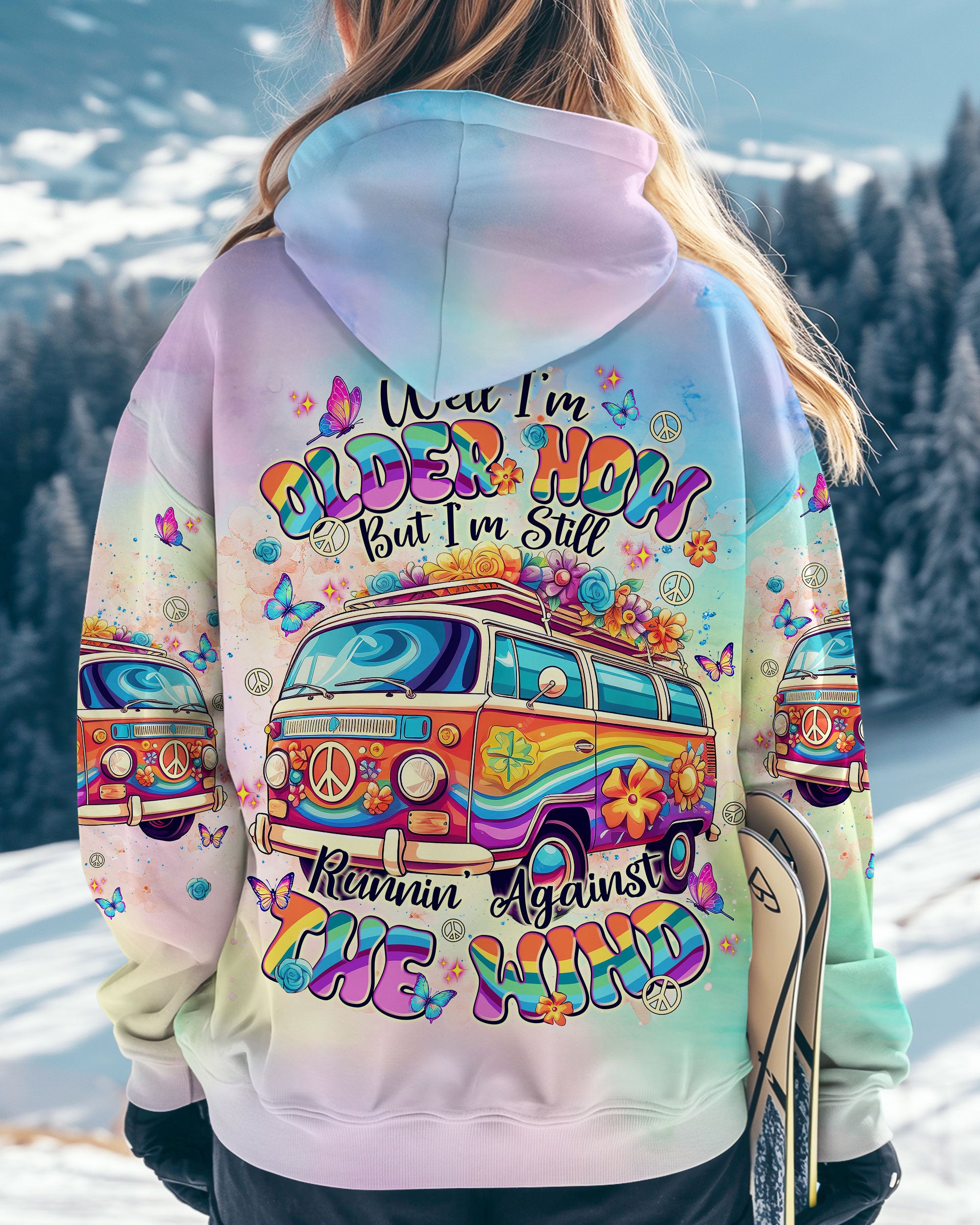 RUNNING AGAINST THE WIND BUS TIE DYE  ALL OVER PRINT - TLNT2101253