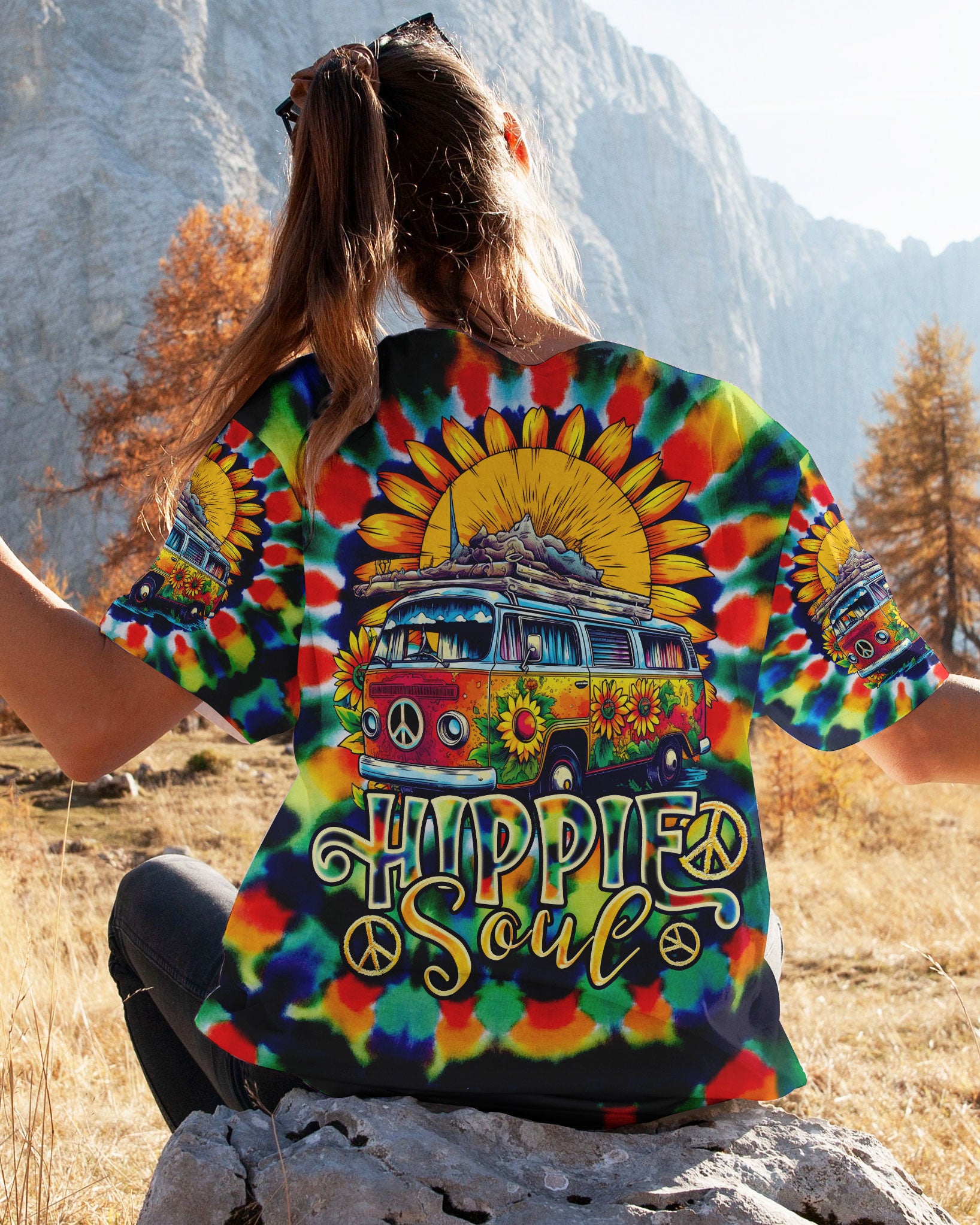 HIPPIE SOUL TIE DYE ALL OVER PRINT - TLNO0607233