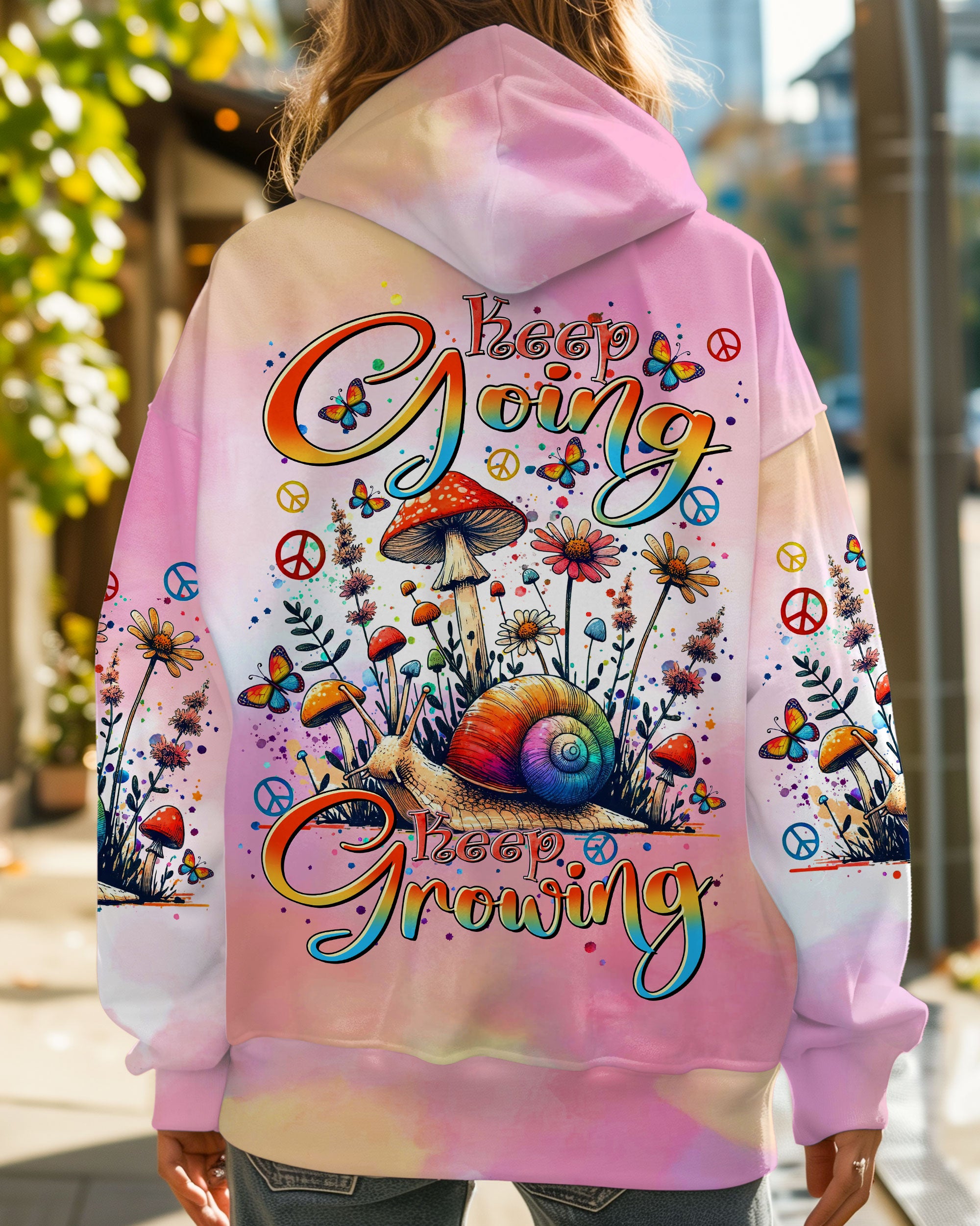 KEEP GOING KEEP GROWING SNAIL ALL OVER PRINT - TLTR0110242