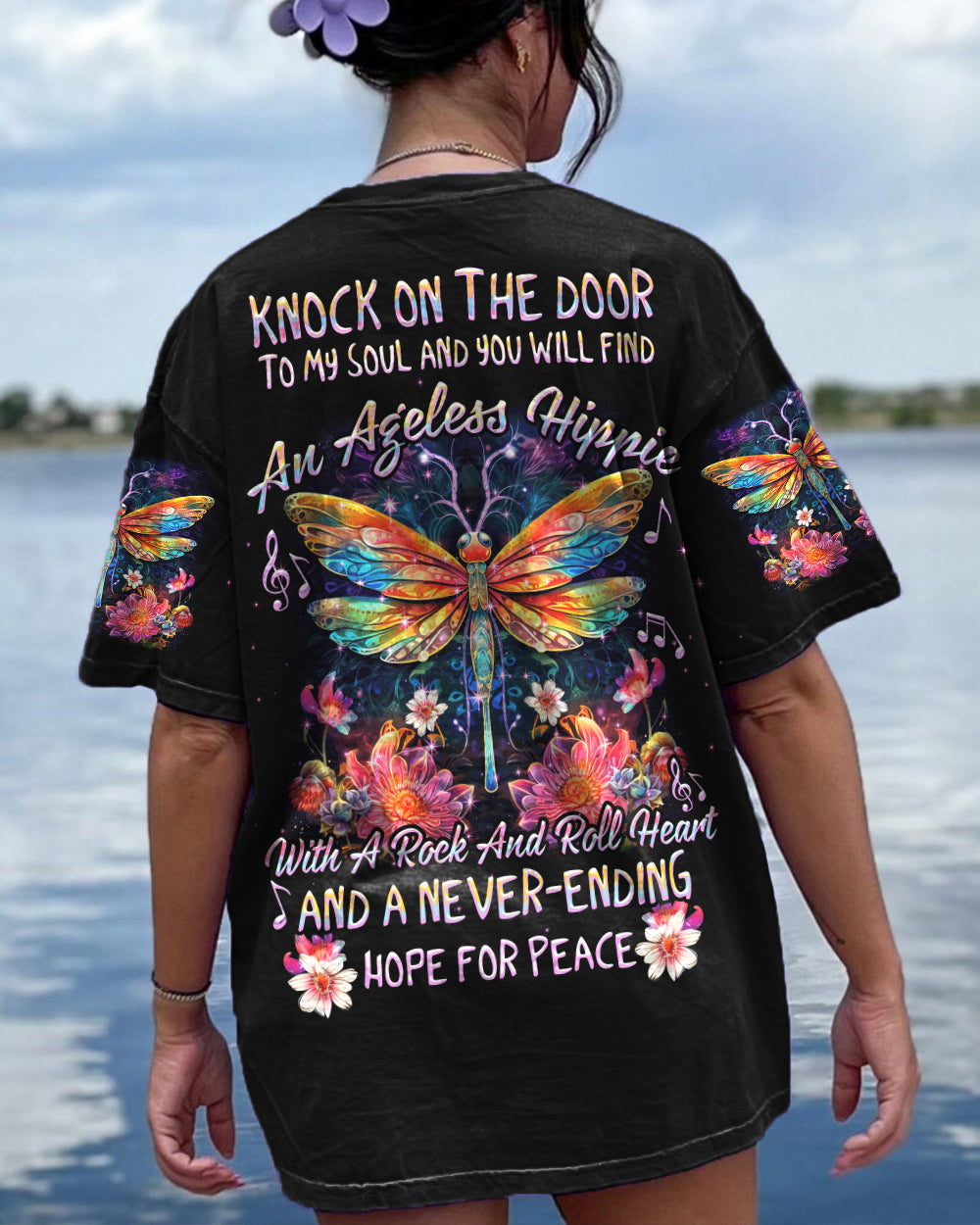 KNOCK ON THE DOOR TO MY SOUL DRAGONFLY ALL OVER PRINT - TYTD1306231