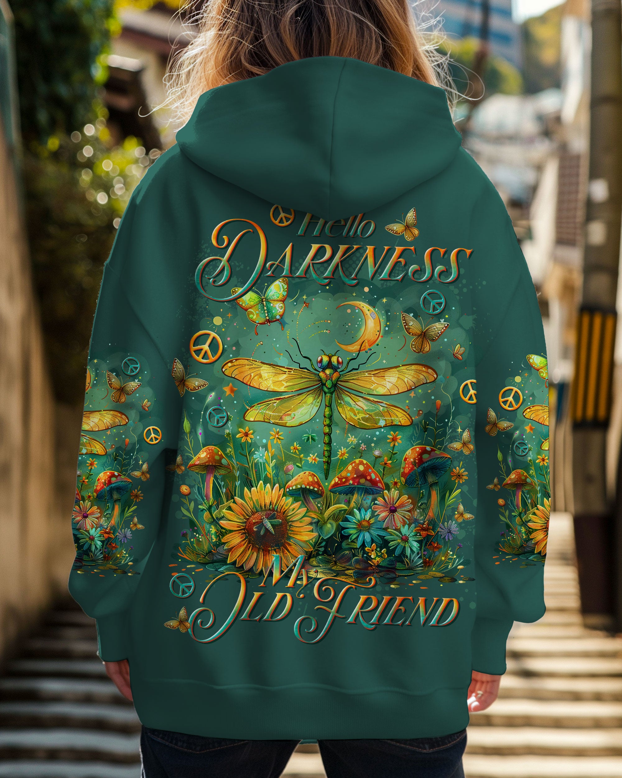 HELLO DARKNESS MY OLD FRIEND DRAGONFLY ALL OVER PRINT - TLTR1009243