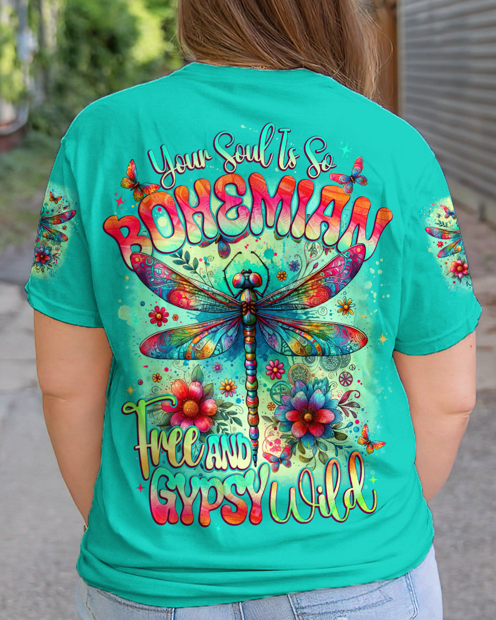 YOUR SOUL IS SO BOHEMIAN DRAGONFLY ALL OVER PRINT - TYTD1912232