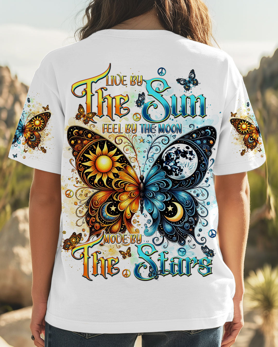 LIVE BY THE SUN BUTTERFLY ALL OVER PRINT - TLNT0208243