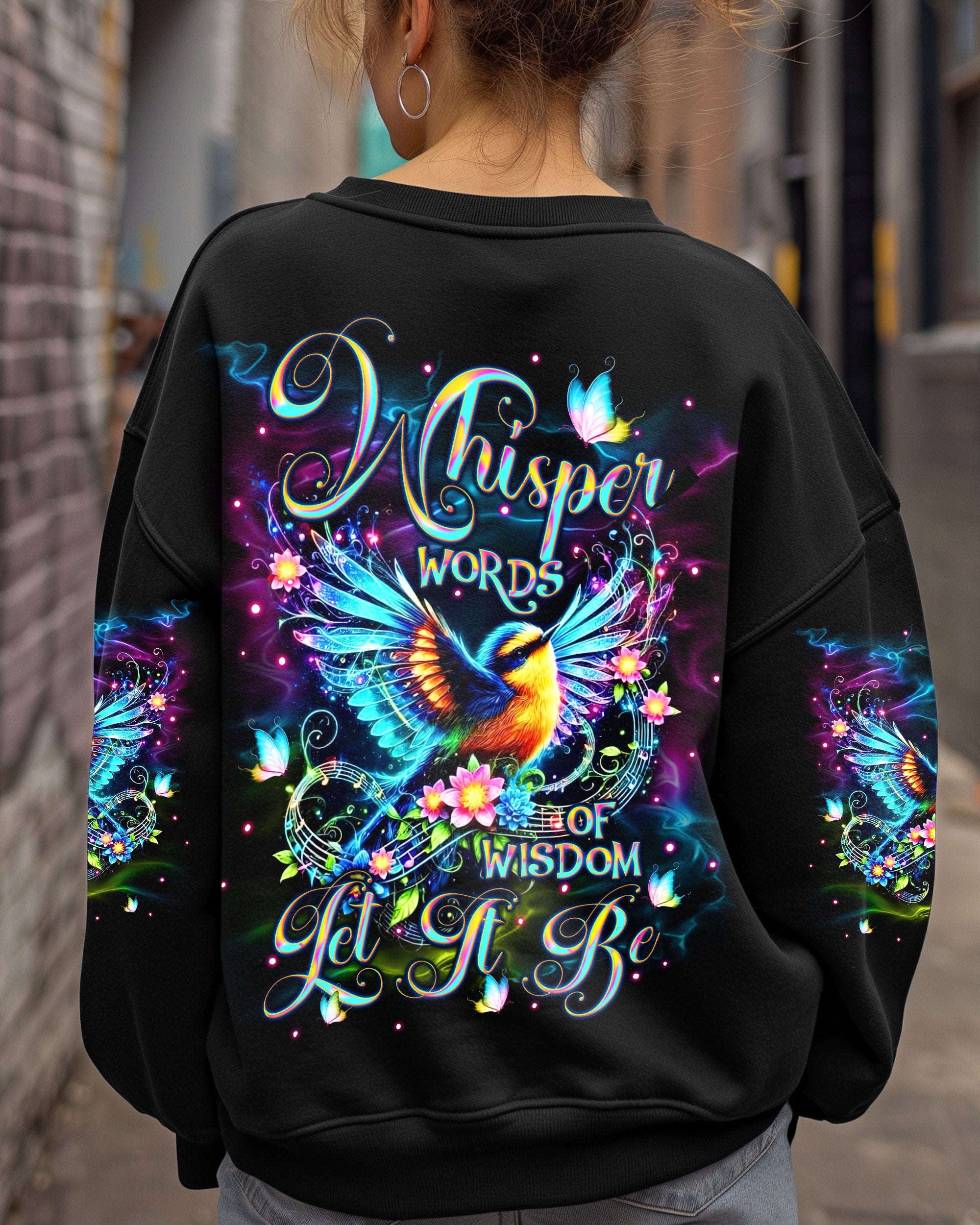 WHISPER WORDS OF WISDOM BIRD ALL OVER PRINT - TLNT0603253