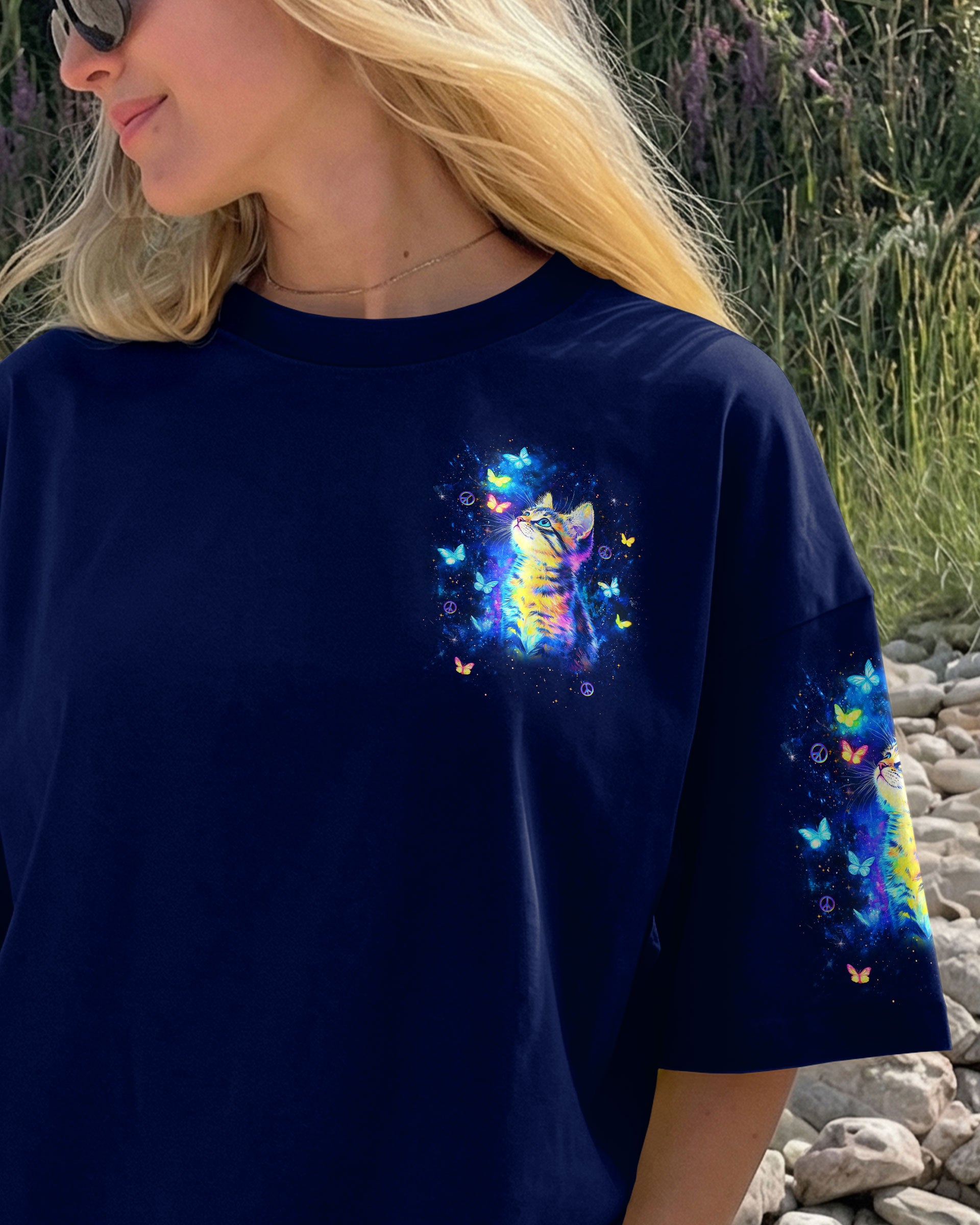 I BELIEVE THERE ARE ANGELS AMONG US CAT ALL OVER PRINT - TLNT2312252
