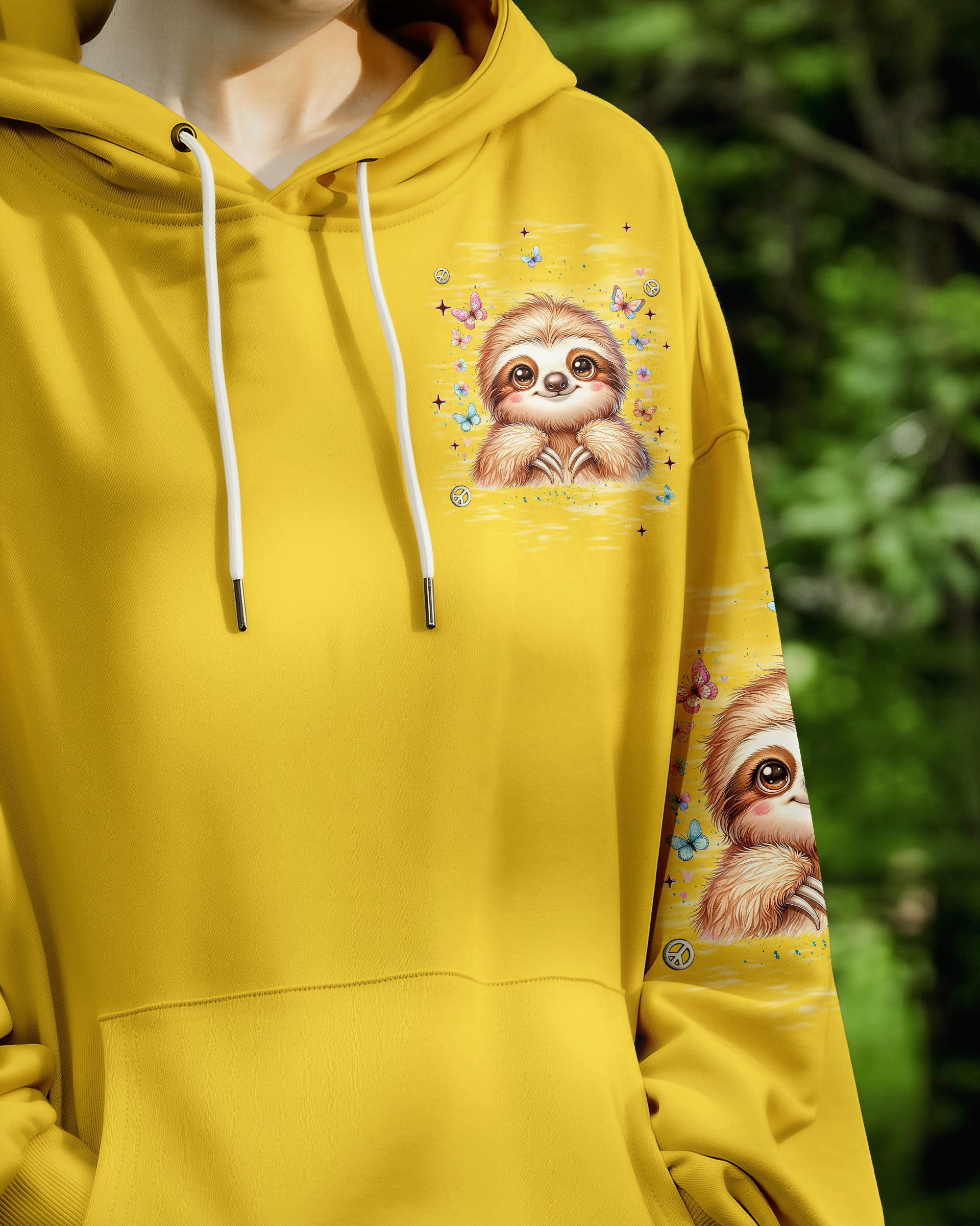 BE YOU THE WORLD WILL ADJUST SLOTH ALL OVER PRINT - TLNT0409254