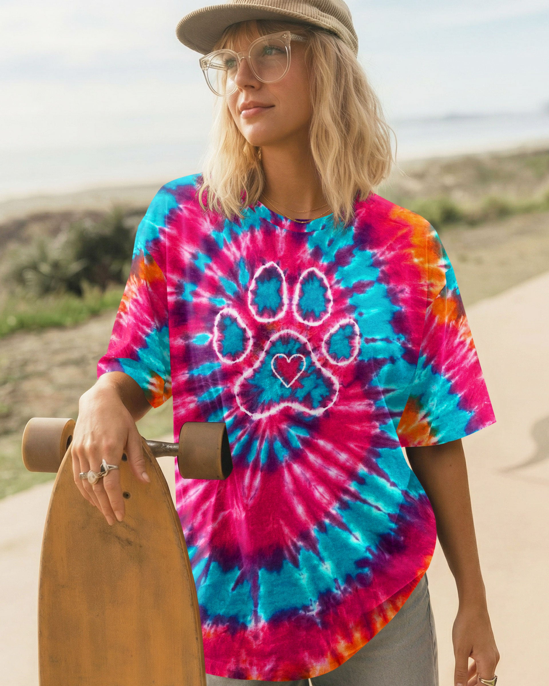 PAW PRINT SWIRL ALL OVER PRINT  - TLNT3012252