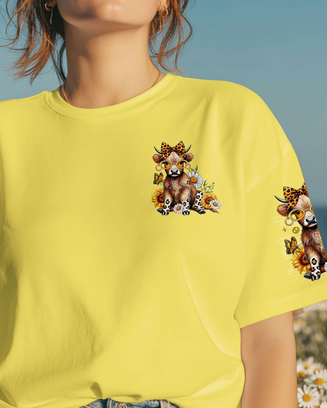 KINDA BOUJEE KINDA BROKE COW ALL OVER PRINT - TLTR1507252