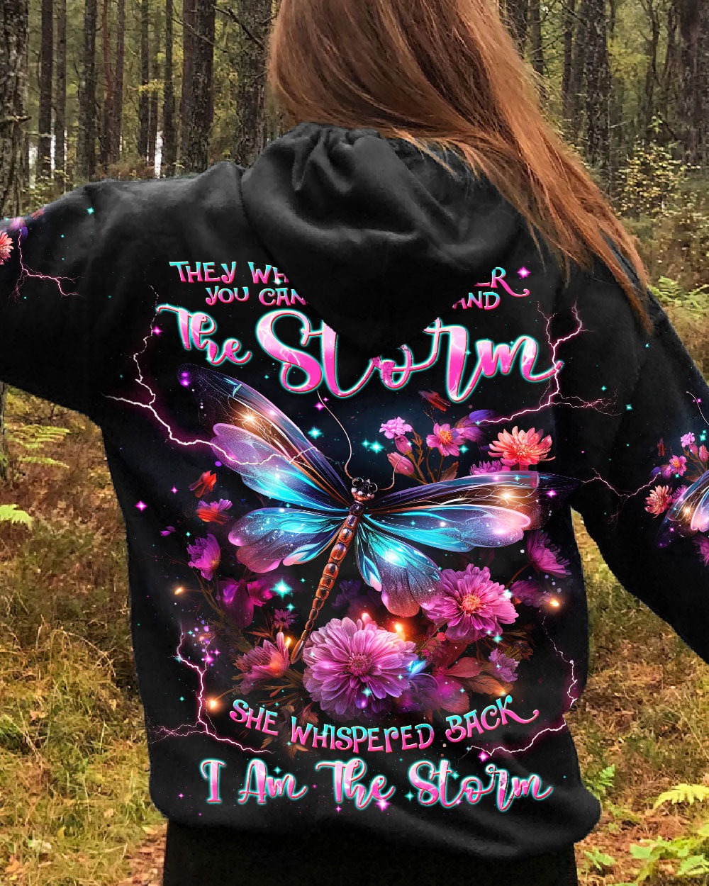 I AM THE STORM DRAGONFLY ALL OVER PRINT - TLNT2912231