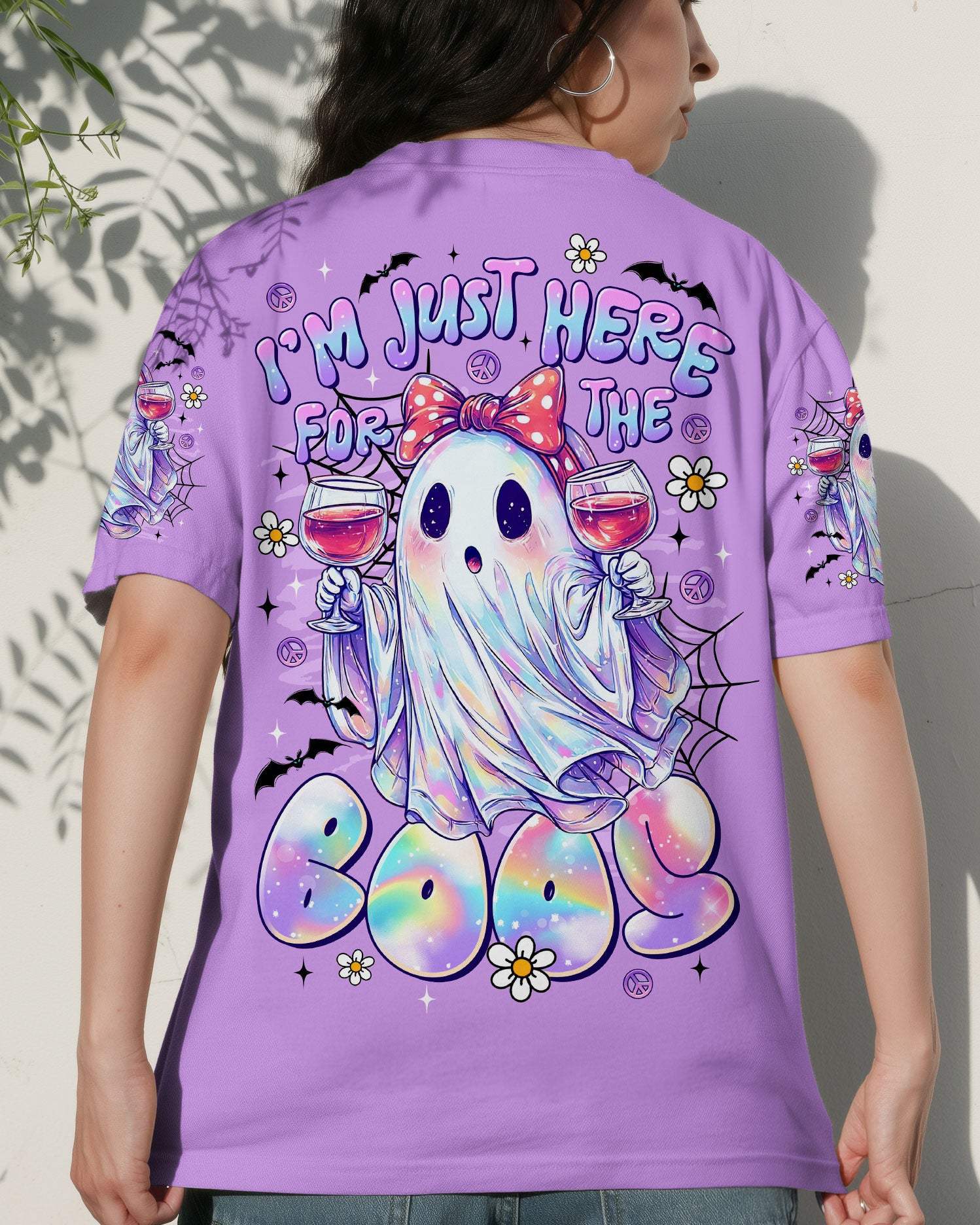 I'M JUST HERE FOR THE BOOS HALLOWEEN ALL OVER PRINT - TLTR2108253