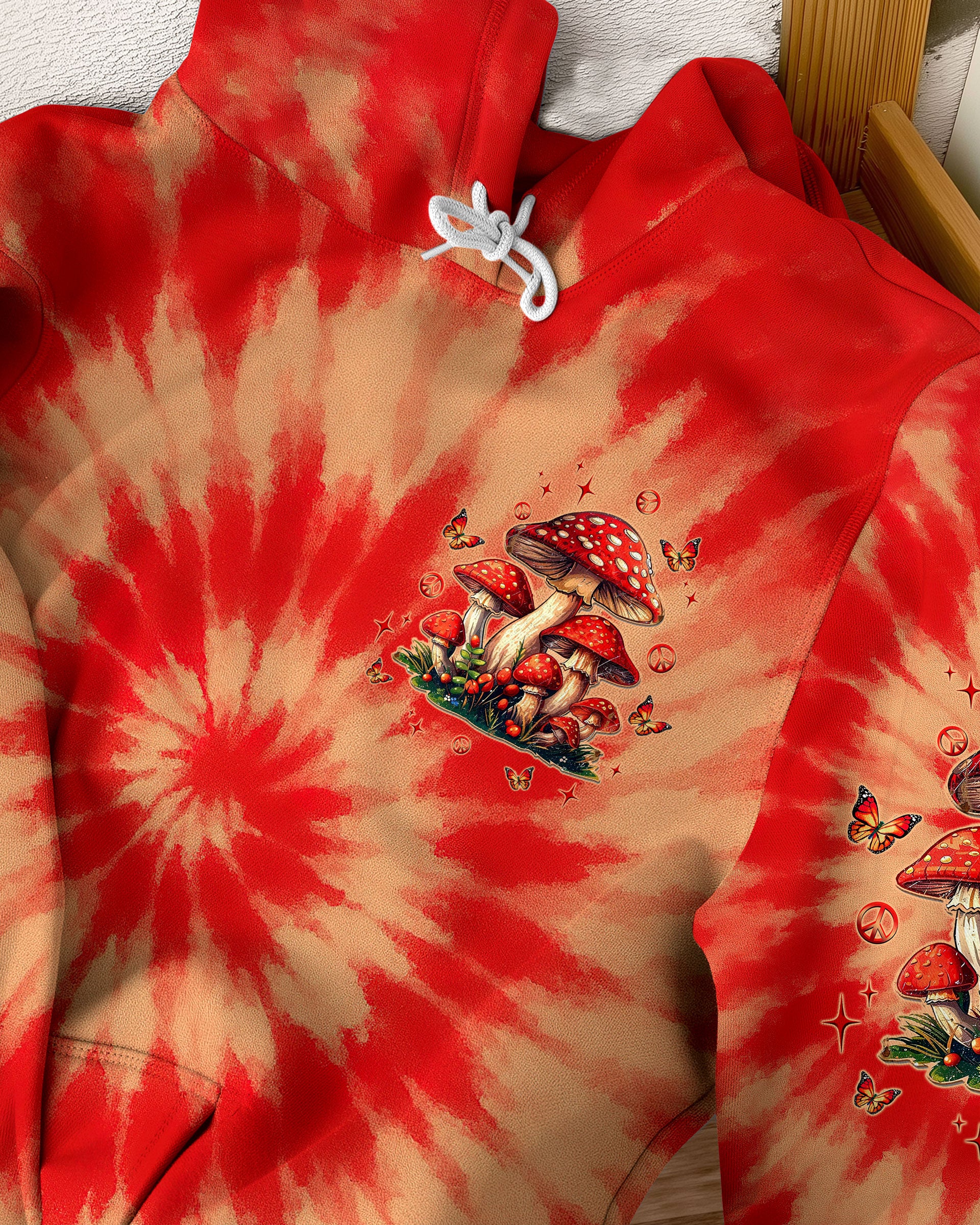 EAT MUSHROOMS SEE THE UNIVERSE TIE DYE ALL OVER PRINT - TLTW0710251
