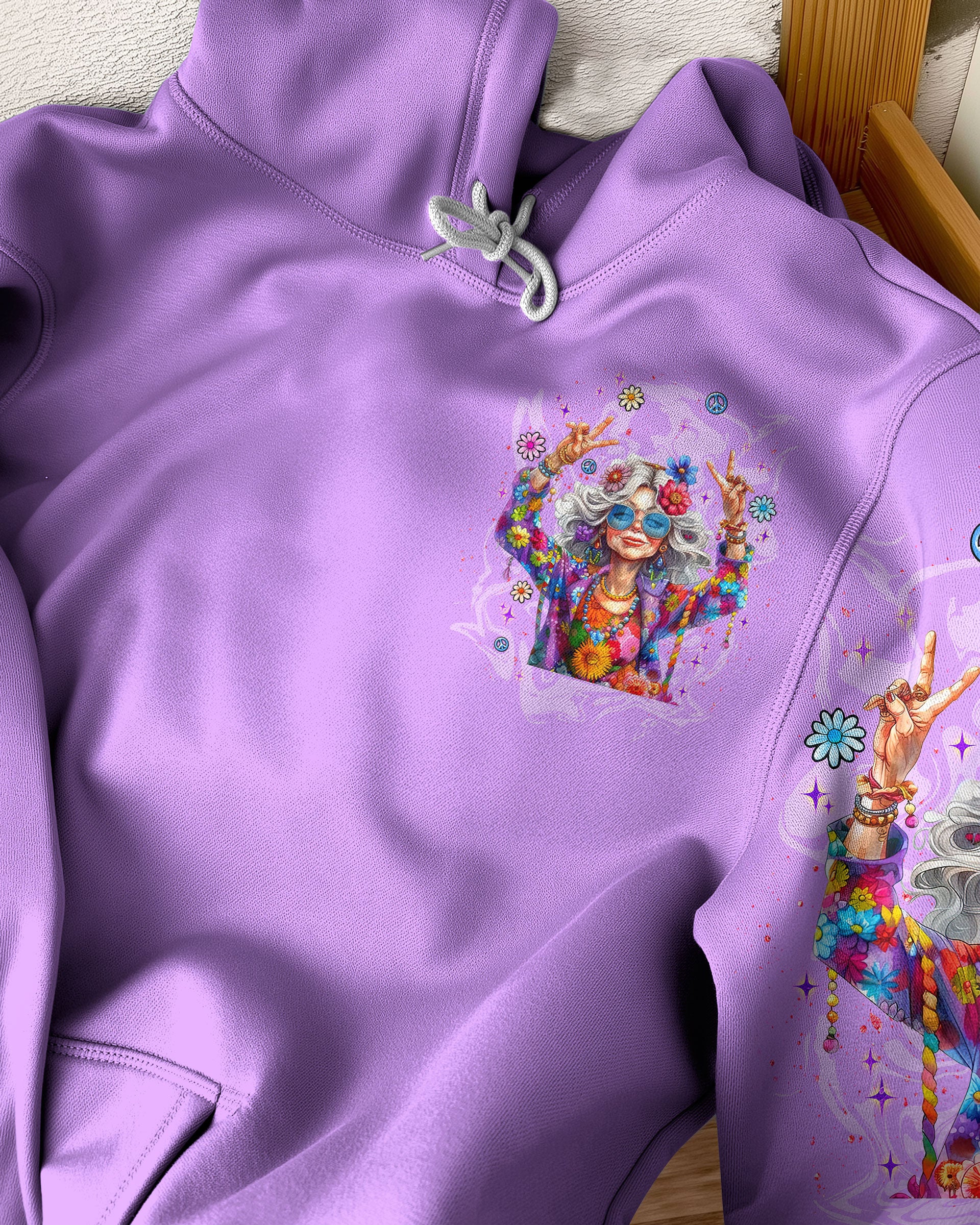 HIPPIE GRANDMA ALL OVER PRINT - TLNT0810254