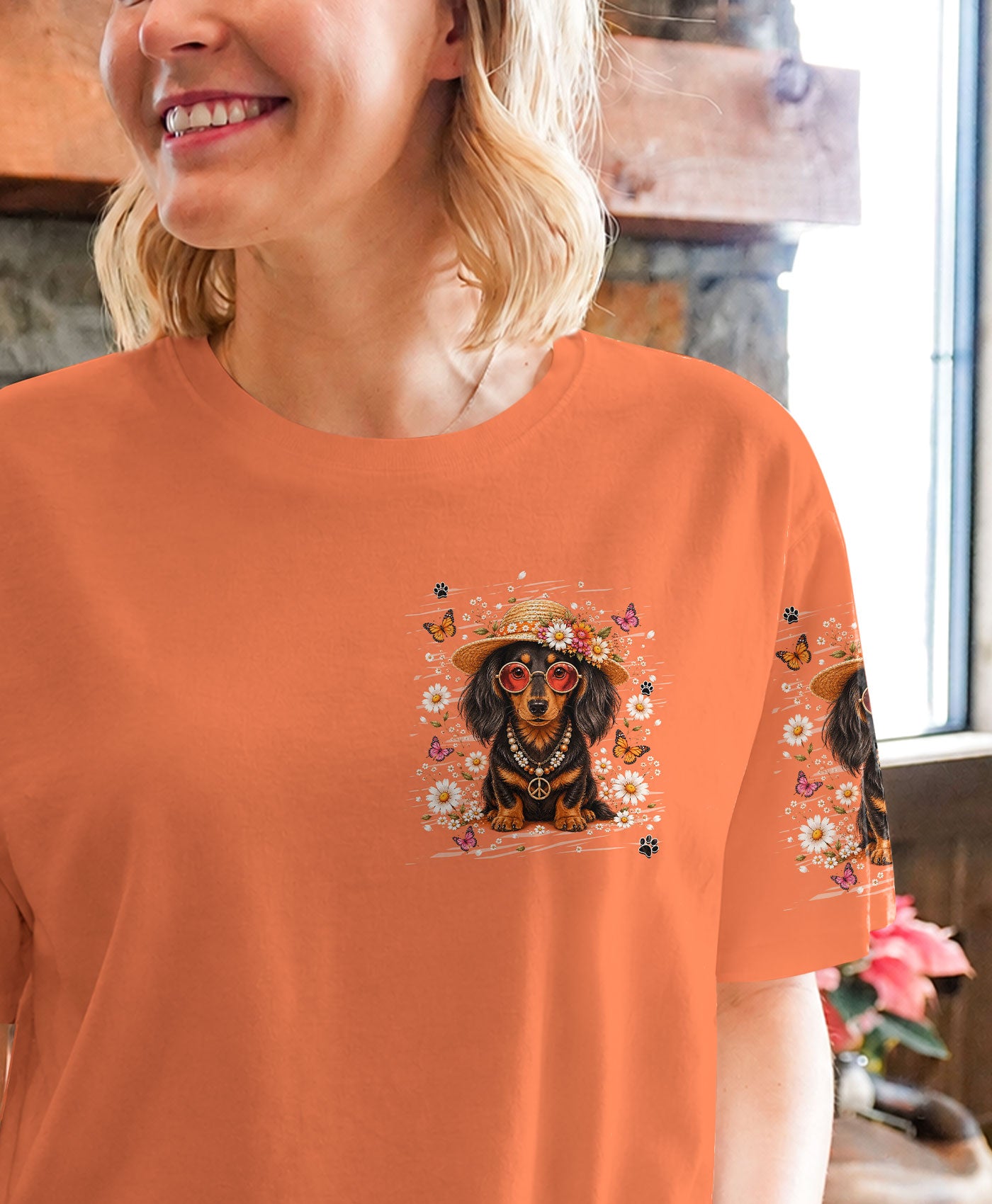 SUCK IT UP BUTTERCUP DACHSHUND DOG ALL OVER PRINT - TLHN2805262