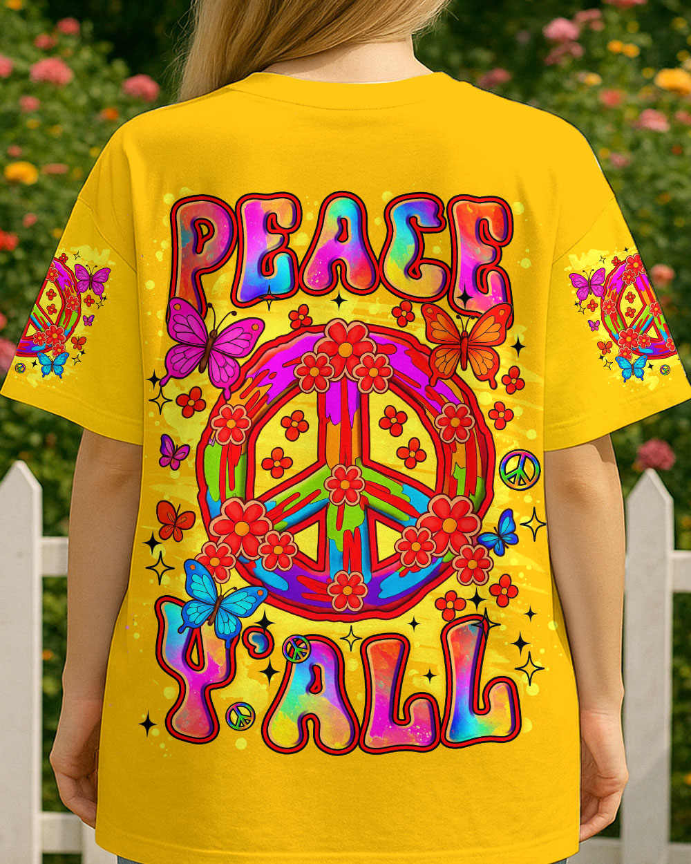 PEACE Y'ALL ALL OVER PRINT - YHLN2208252