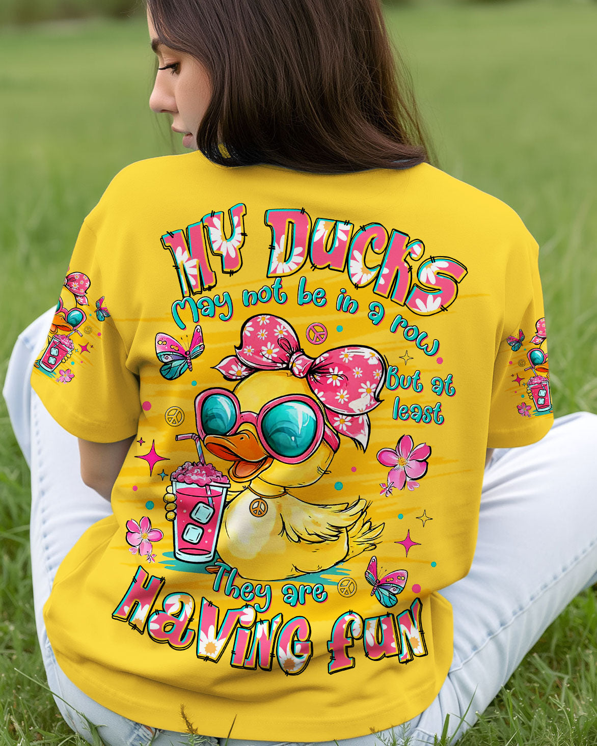 MY DUCKS MAY NOT BE IN A ROW ALL OVER PRINT  - TLTR1808254