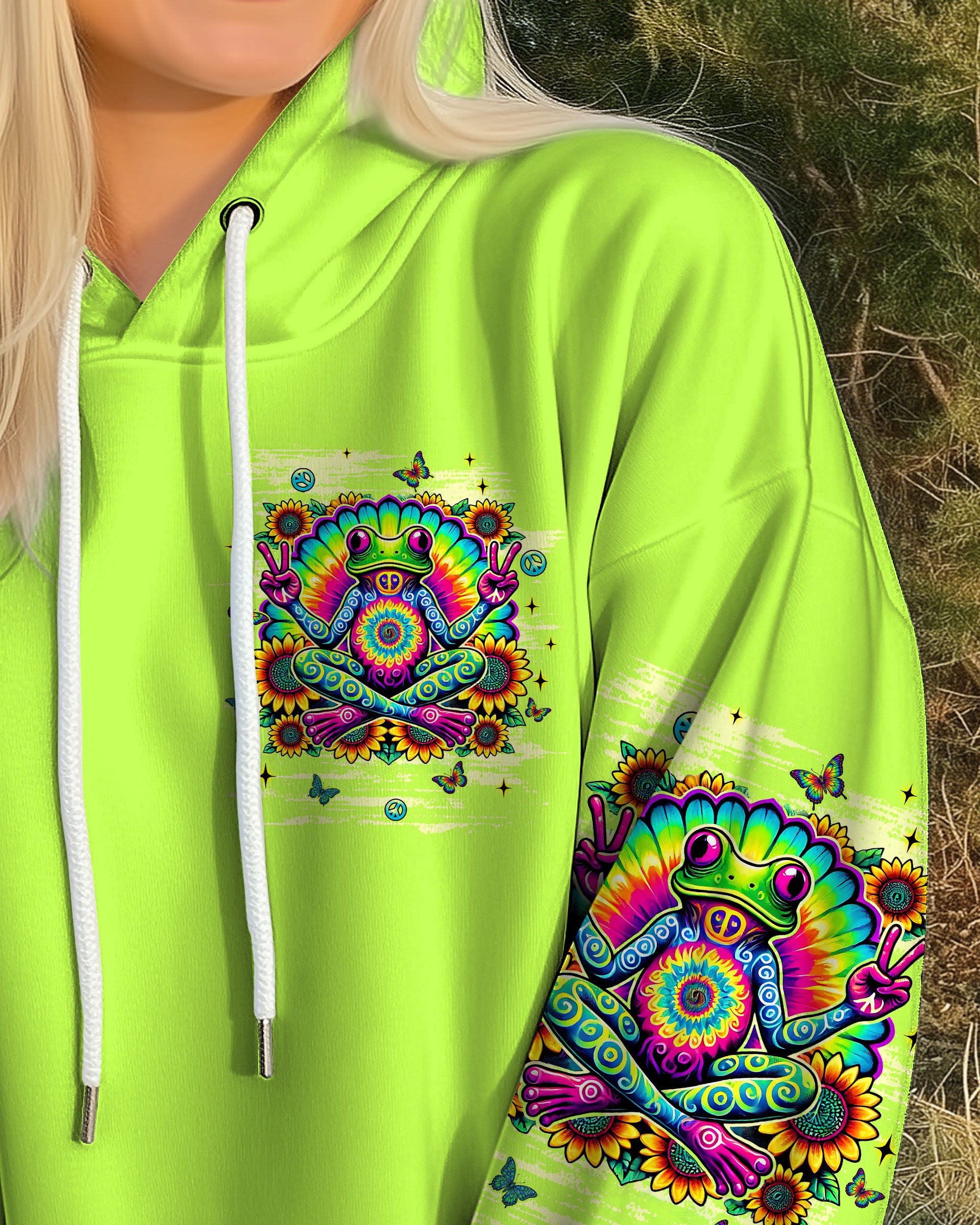 WHISPER WORDS OF WISDOM LET IT BE FROG ALL OVER PRINT   - TLNT2403263
