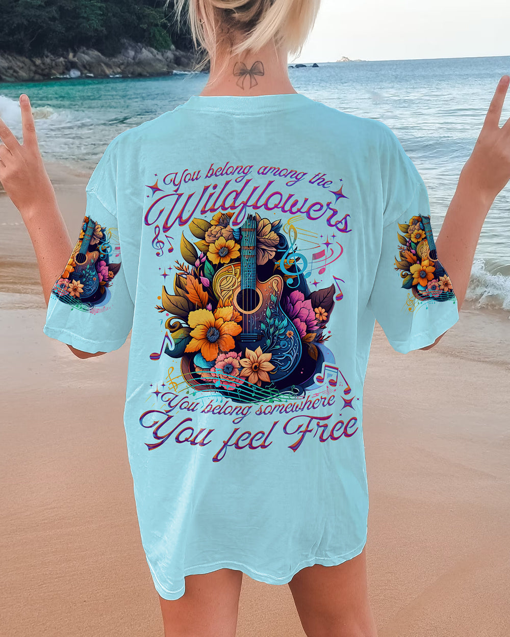 YOU BELONG SOMEWHERE YOU FEEL FREE GUITAR ALL OVER PRINT - TYTD2305231