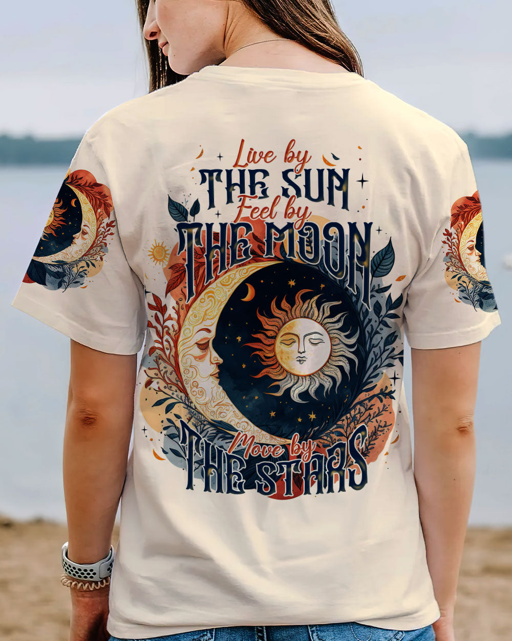 LIVE BY THE SUN WATERCOLOR ALL OVER PRINT - TLNT0506231