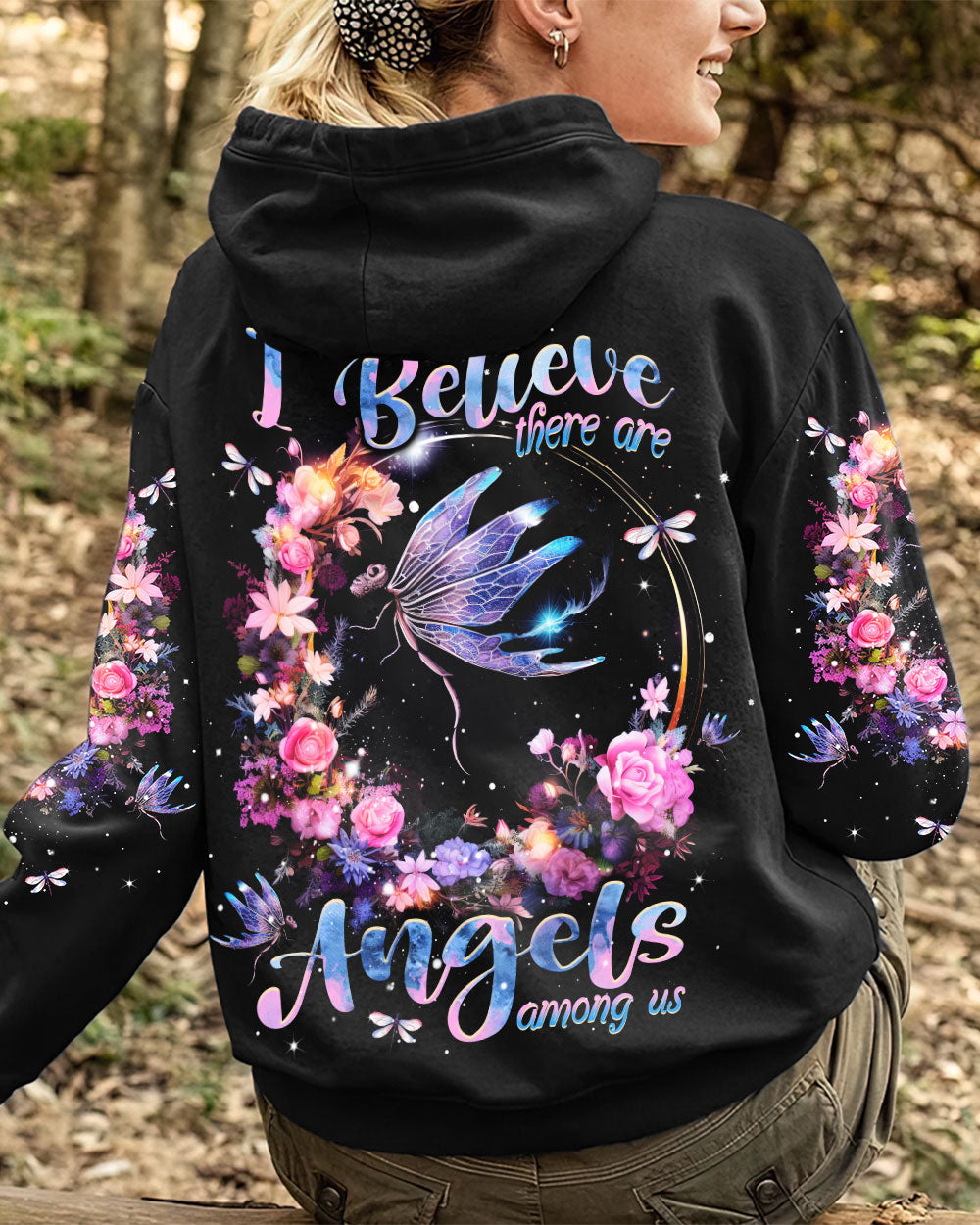 I BELIEVE THERE ARE ANGELS AMONG US ALL OVER PRINT - TLNT0610232