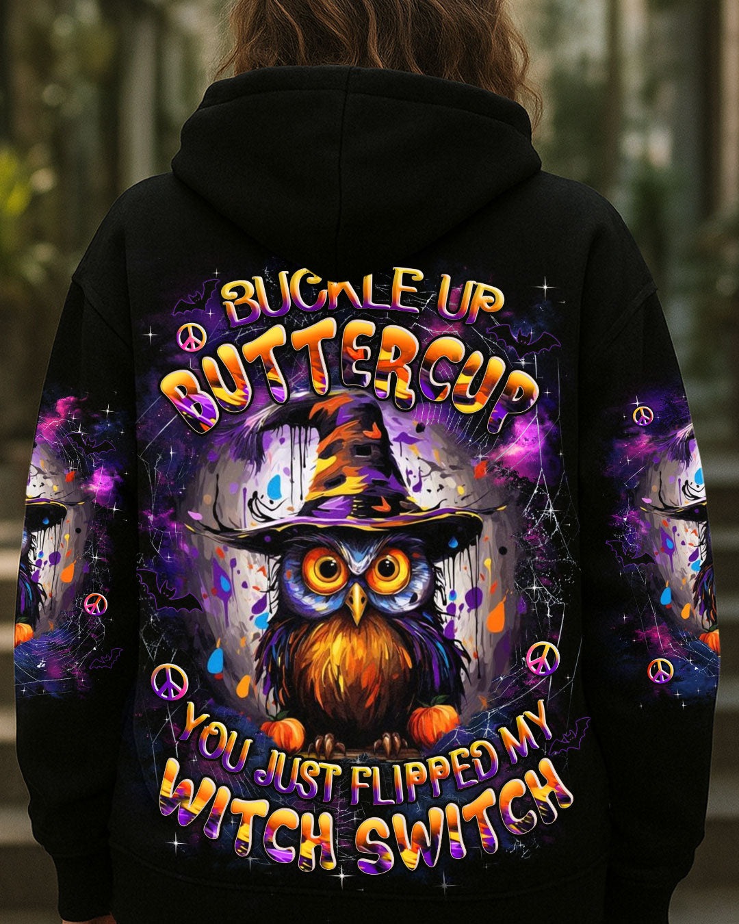 YOU JUST FLIPPED MY WITCH SWITCH OWL HALLOWEEN ALL OVER PRINT - YHHN2609254