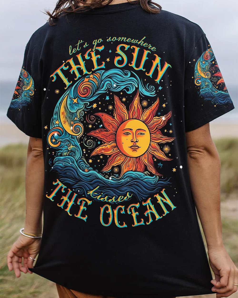 LET'S GO SOMEWHERE THE SUN ALL OVER PRINT - TLNT2405231