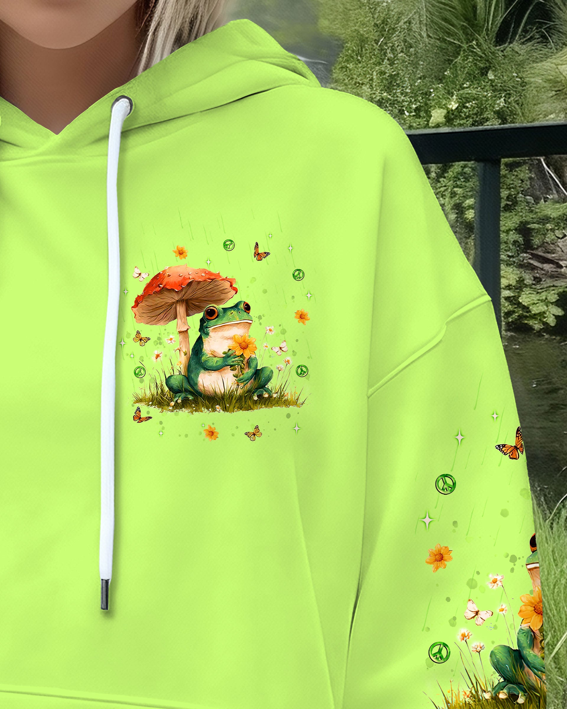 WHISPER WORDS OF WISDOM LET IT BE FROG  ALL OVER PRINT  - TLNT2310252