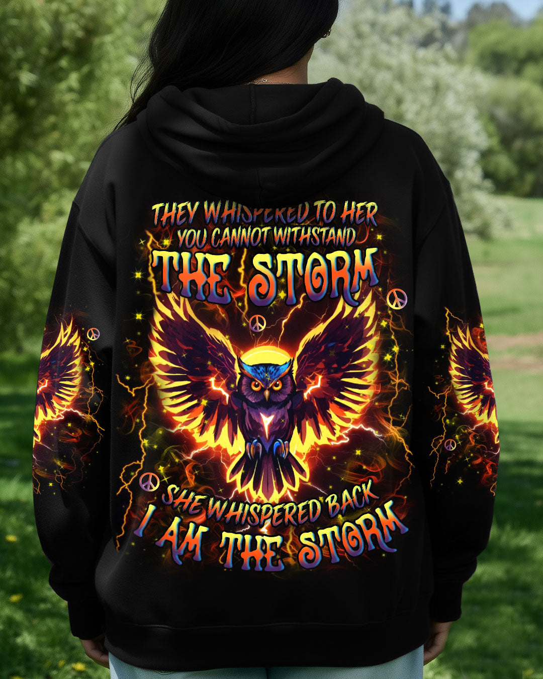 I AM THE STORM OWL ALL OVER PRINT - YHHN0511252