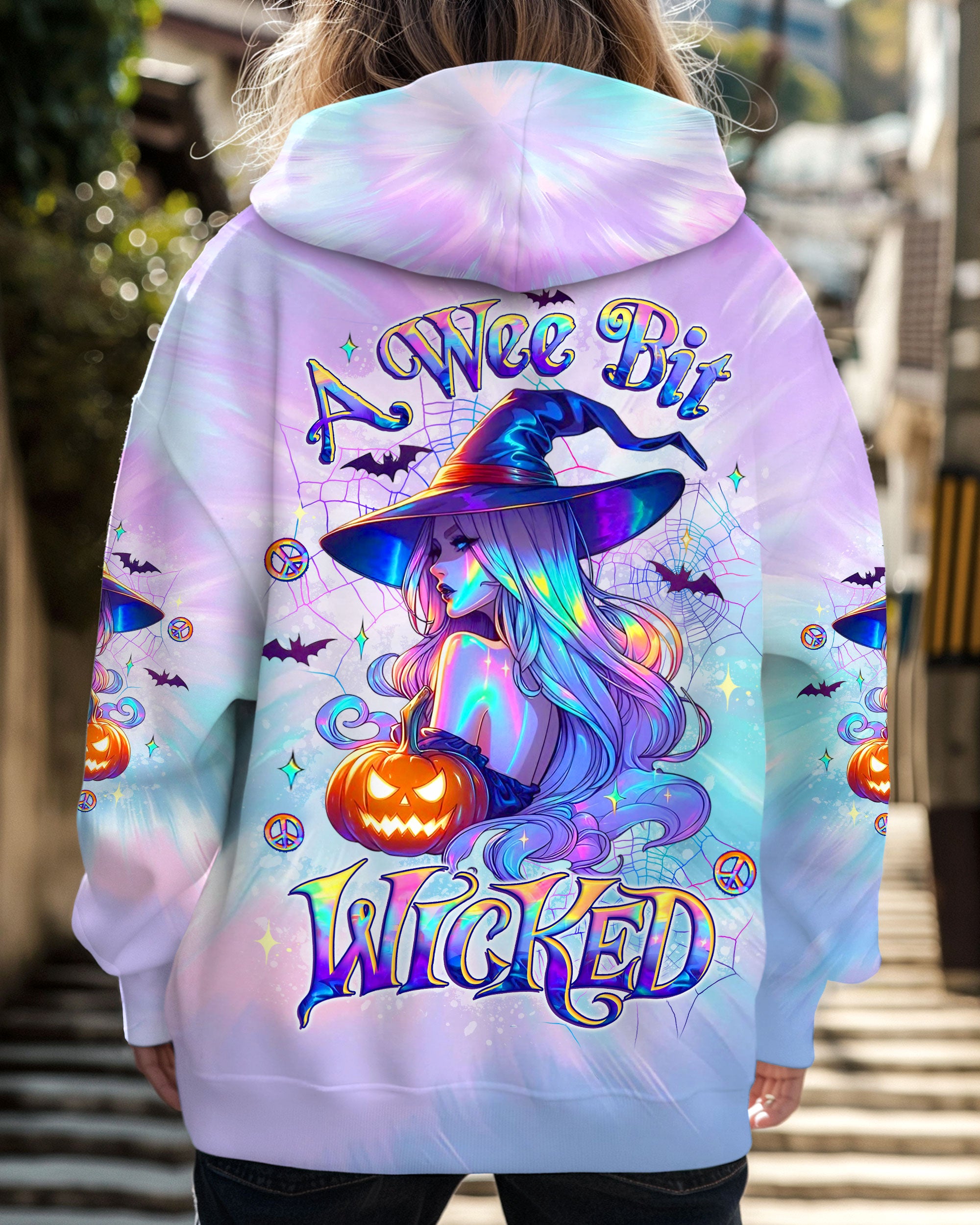 A WEE BIT WICKED HALLOWEEN ALL OVER PRINT - YHLT1808253