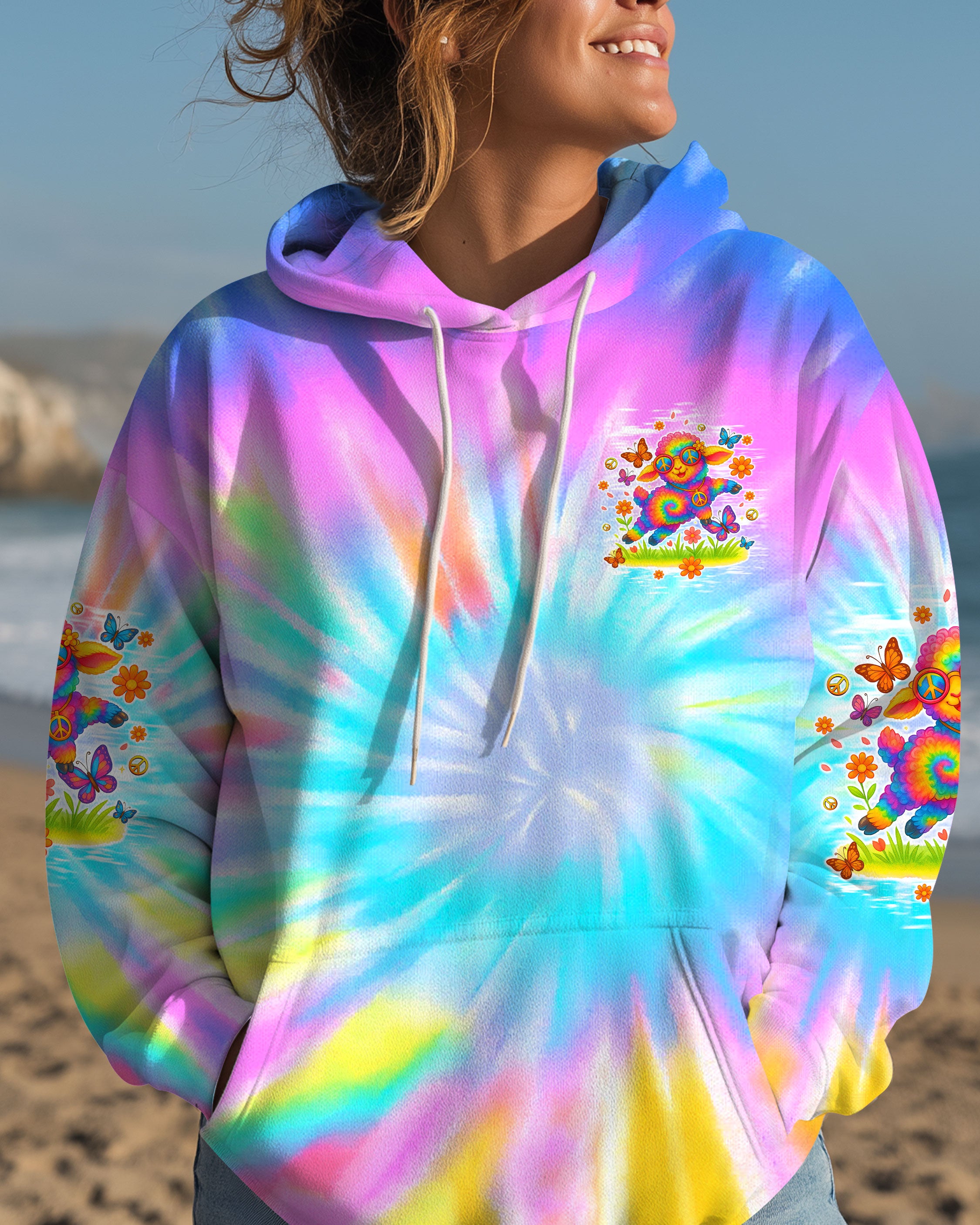 I'M NOT THE BLACK SHEEP TIE DYE  ALL OVER PRINT - TLTW1908252
