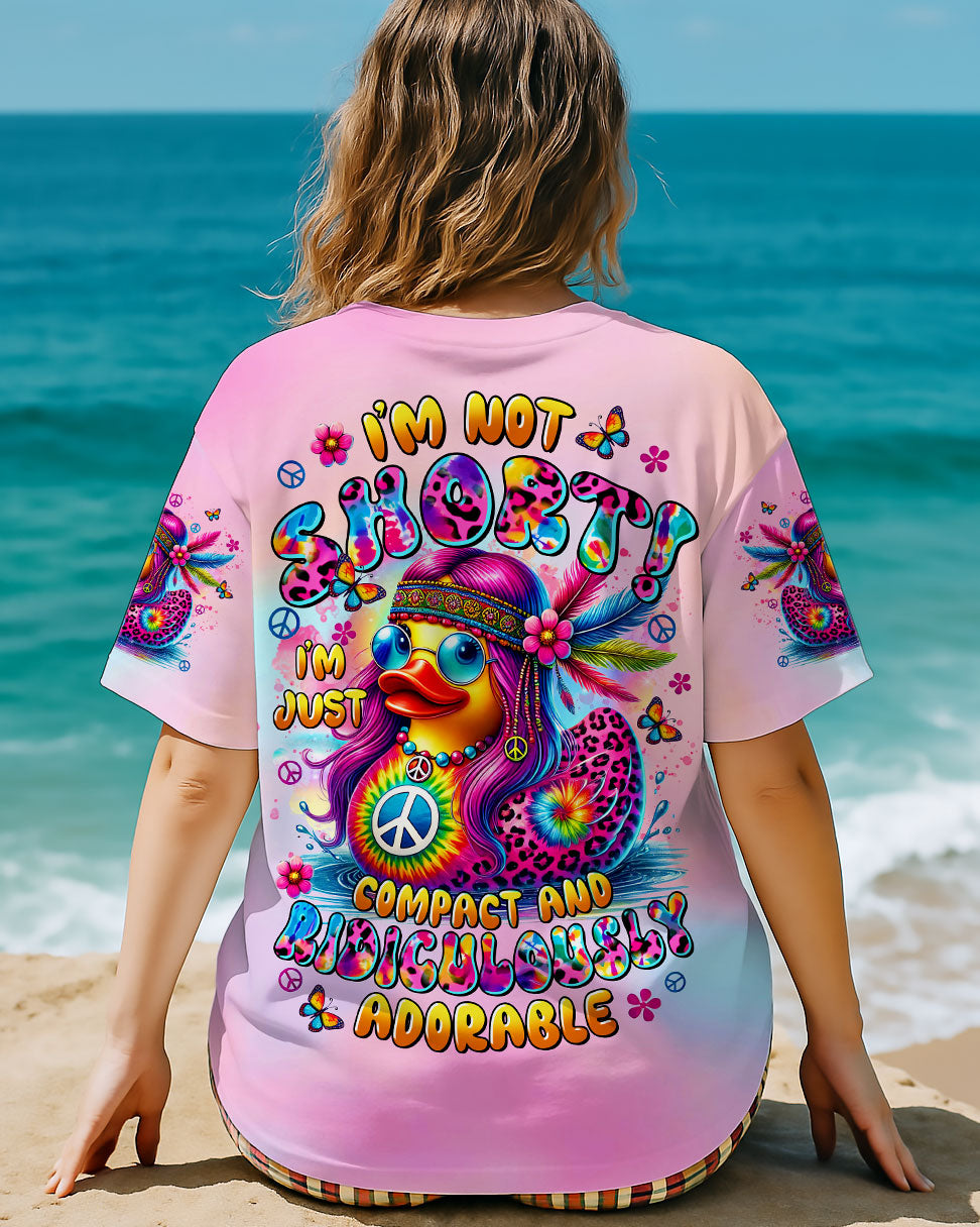 I'M NOT SHORT DUCK LEOPARD ALL OVER PRINT - TLTR0608253