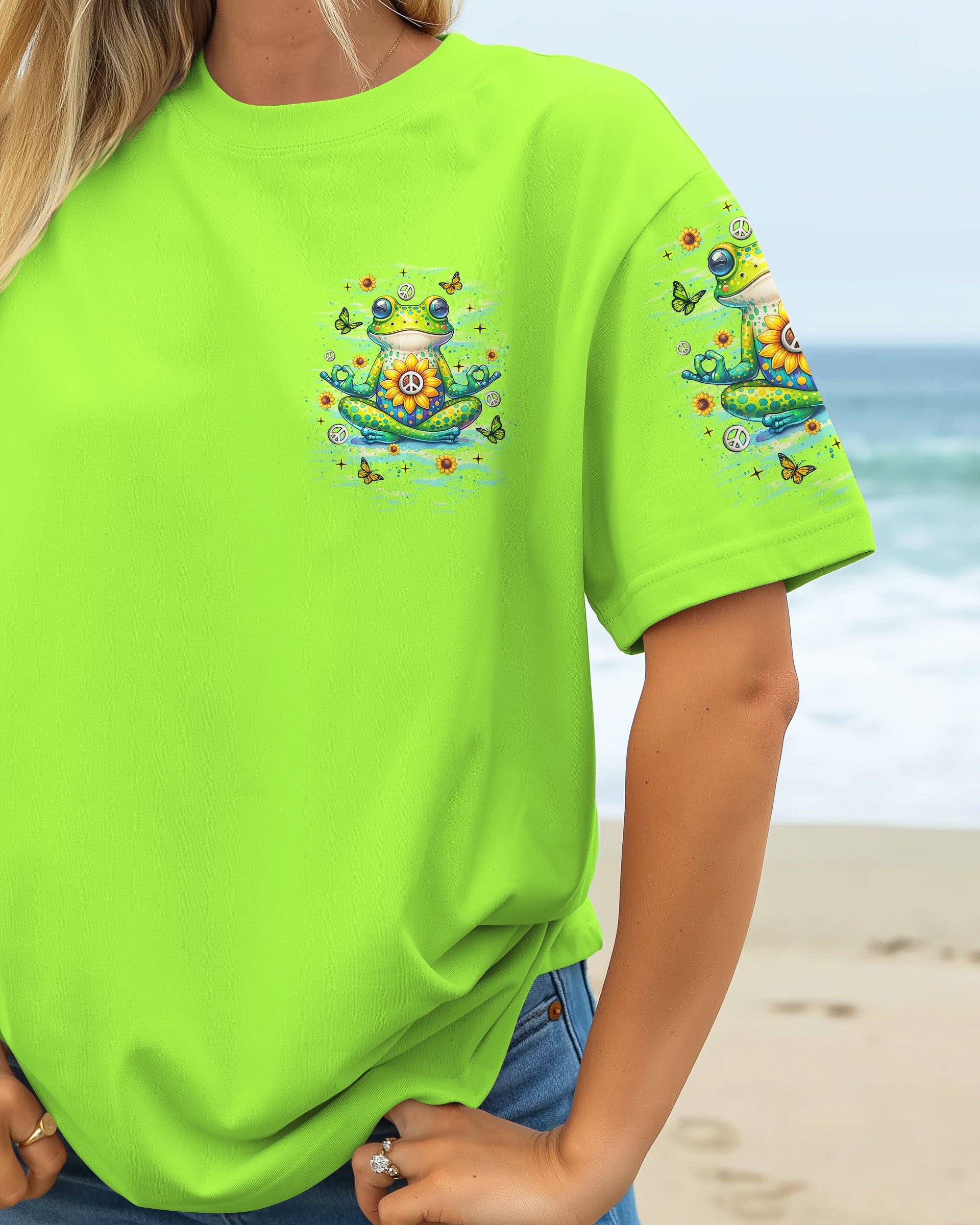 LET THE GOOD TIMES ROLL FROG ALL OVER PRINT  - TLNT2108254