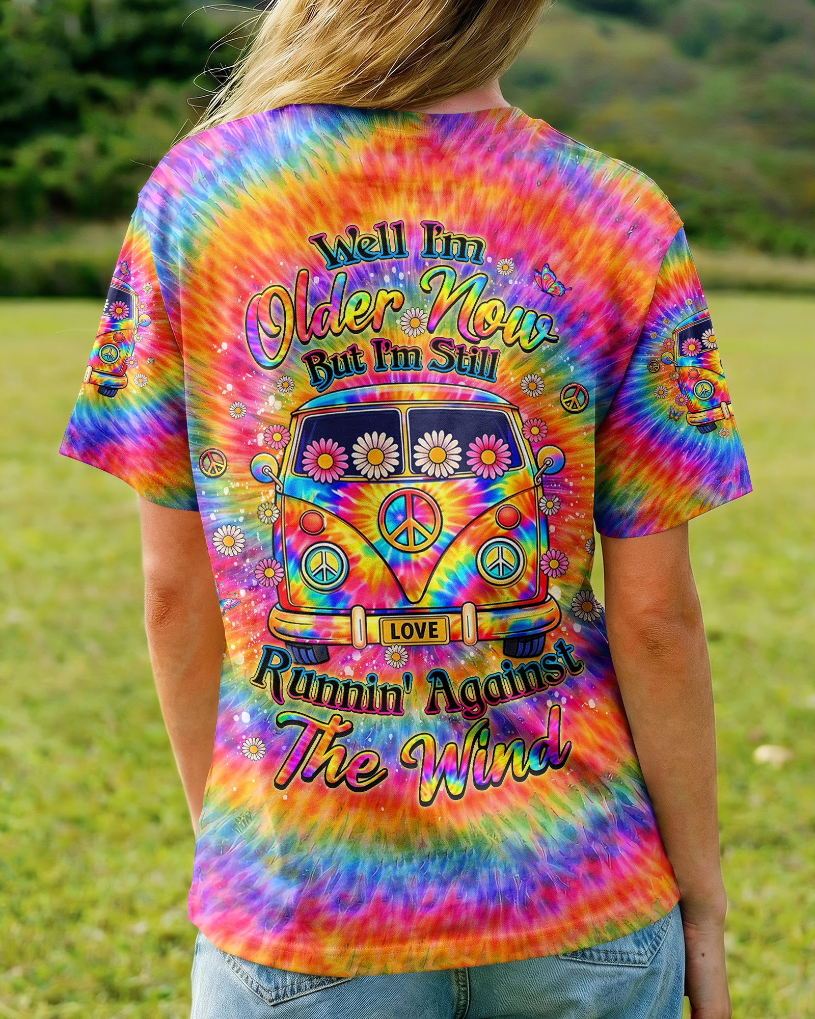 RUNNING AGAINST THE WIND CAR ALL OVER PRINT - YHLT2702261