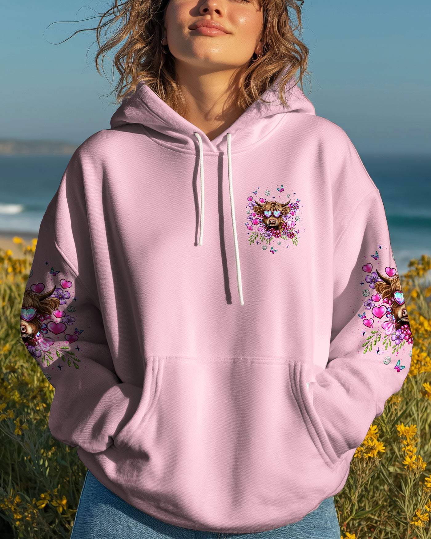 SORTA SWEET BUT MOODY COW ALL OVER PRINT  - TLNT0408253
