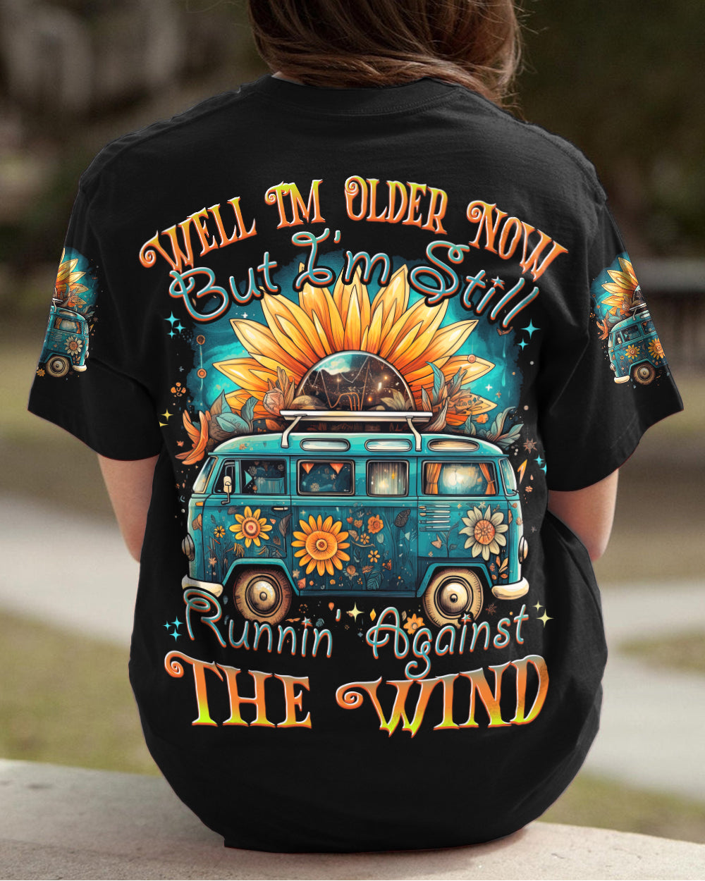 RUNNING AGAINST THE WIND ALL OVER PRINT - TYTD0609233
