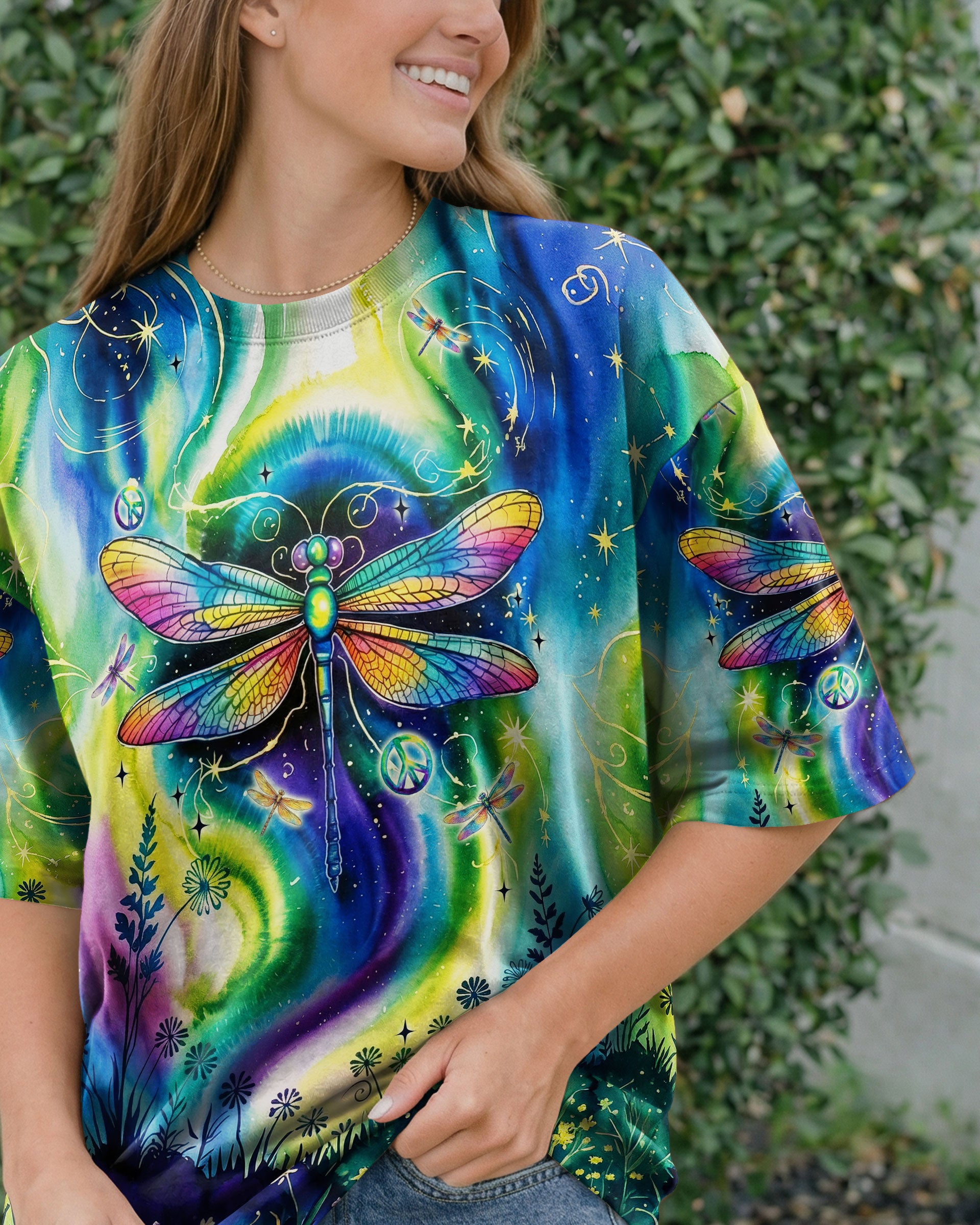 FLY ME TO THE MOON DRAGONFLY ALL OVER PRINT  - TLNT1004263