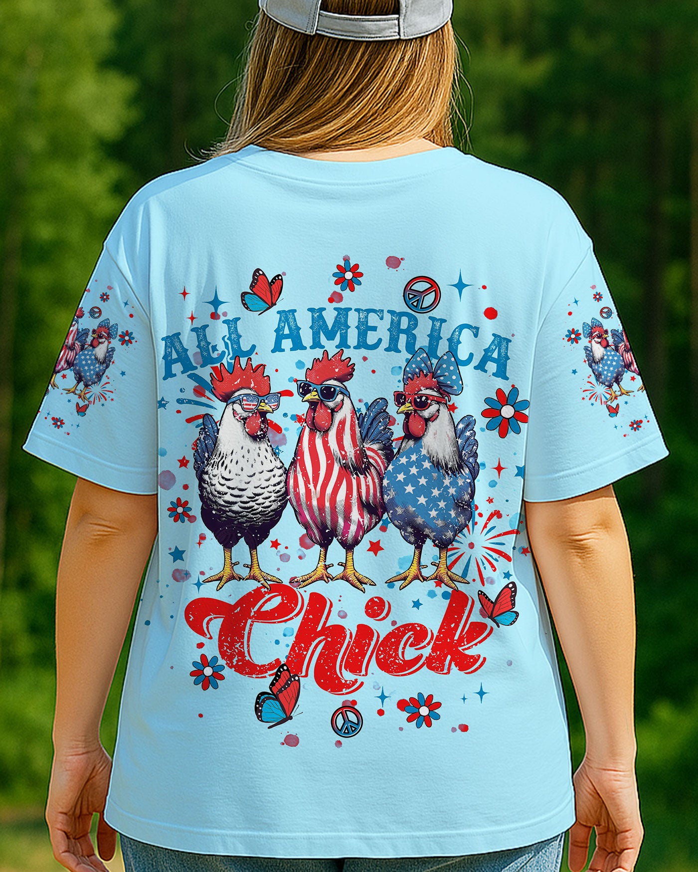 ALL AMERICA CHICK ALL OVER PRINT - TLNT1605253