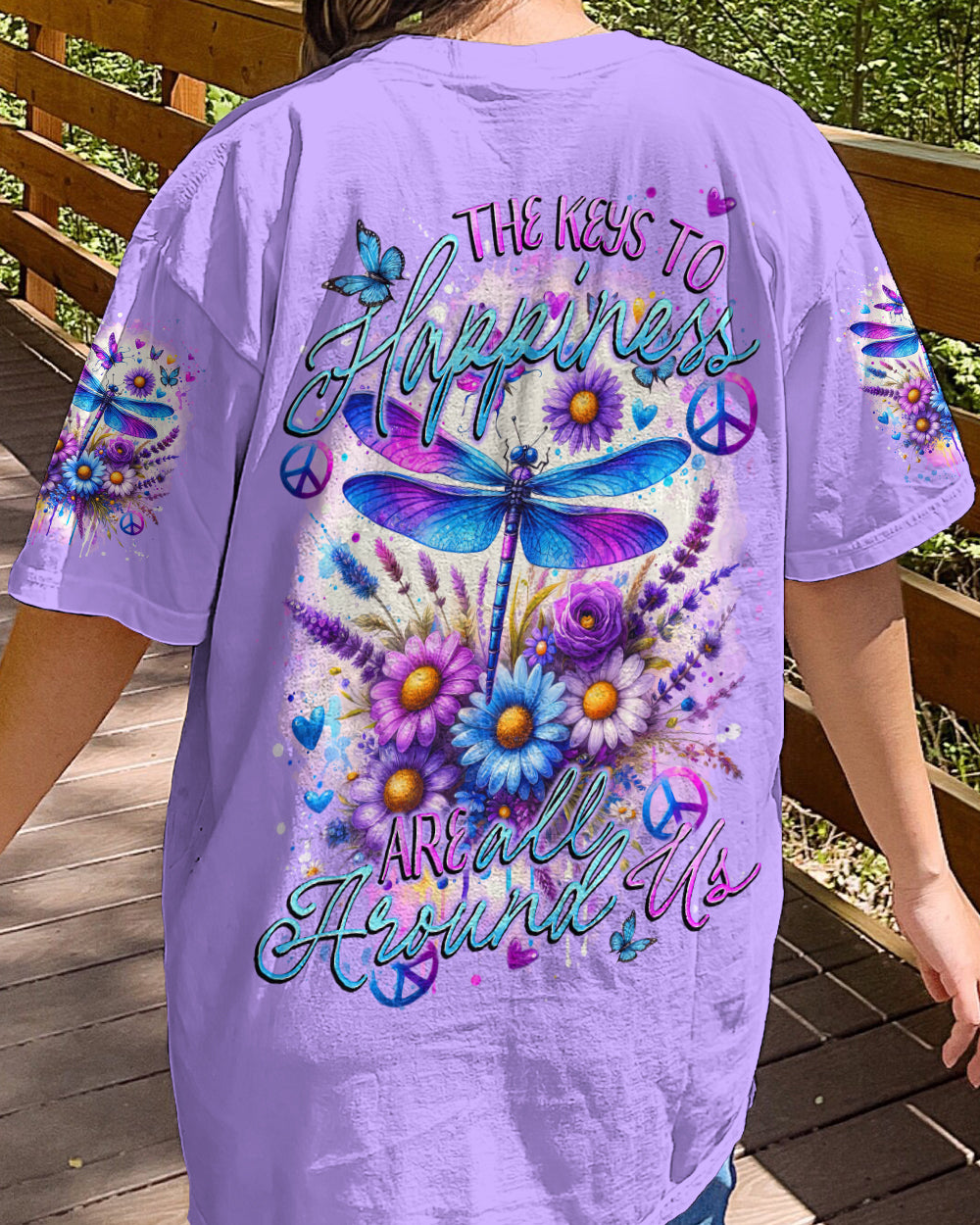 THE KEYS TO HAPPINESS ALL OVER PRINT - TYTD2712232